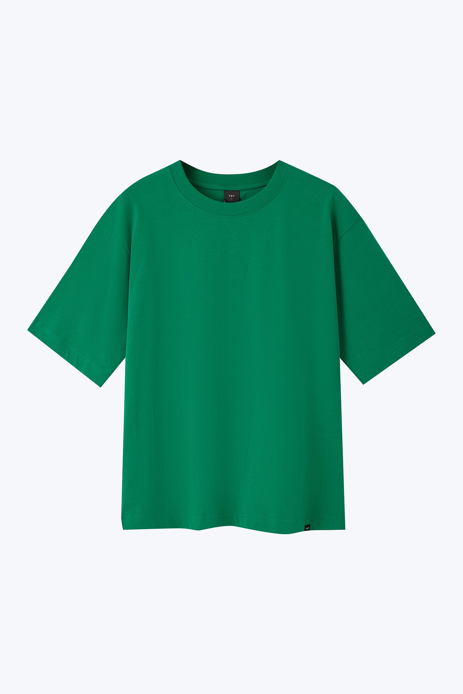(B) Classic Relaxed-Fit Crew Neck Tee - Emerald Green