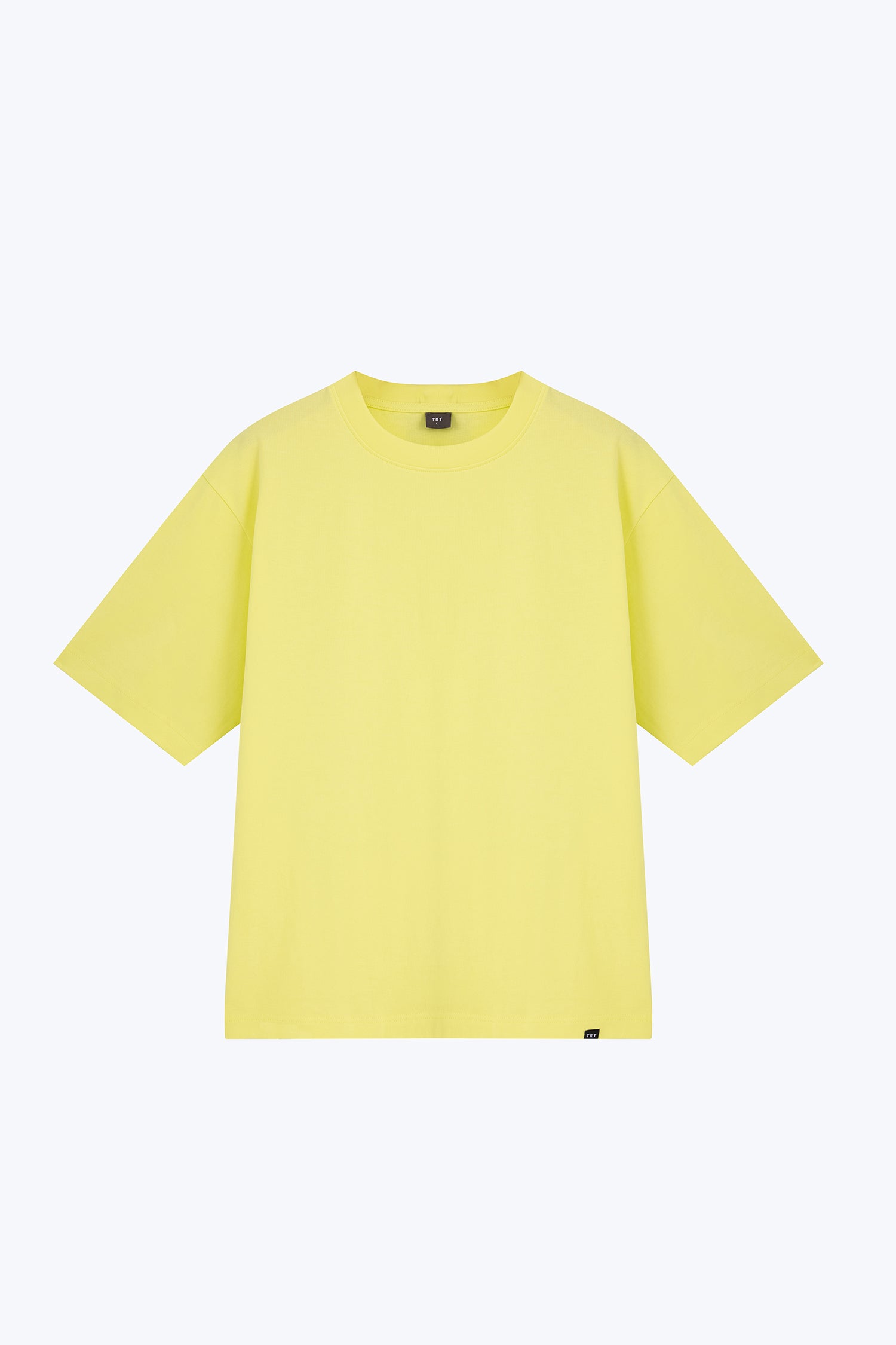 (B) Classic Relaxed-Fit Crew Neck Tee - Lemon