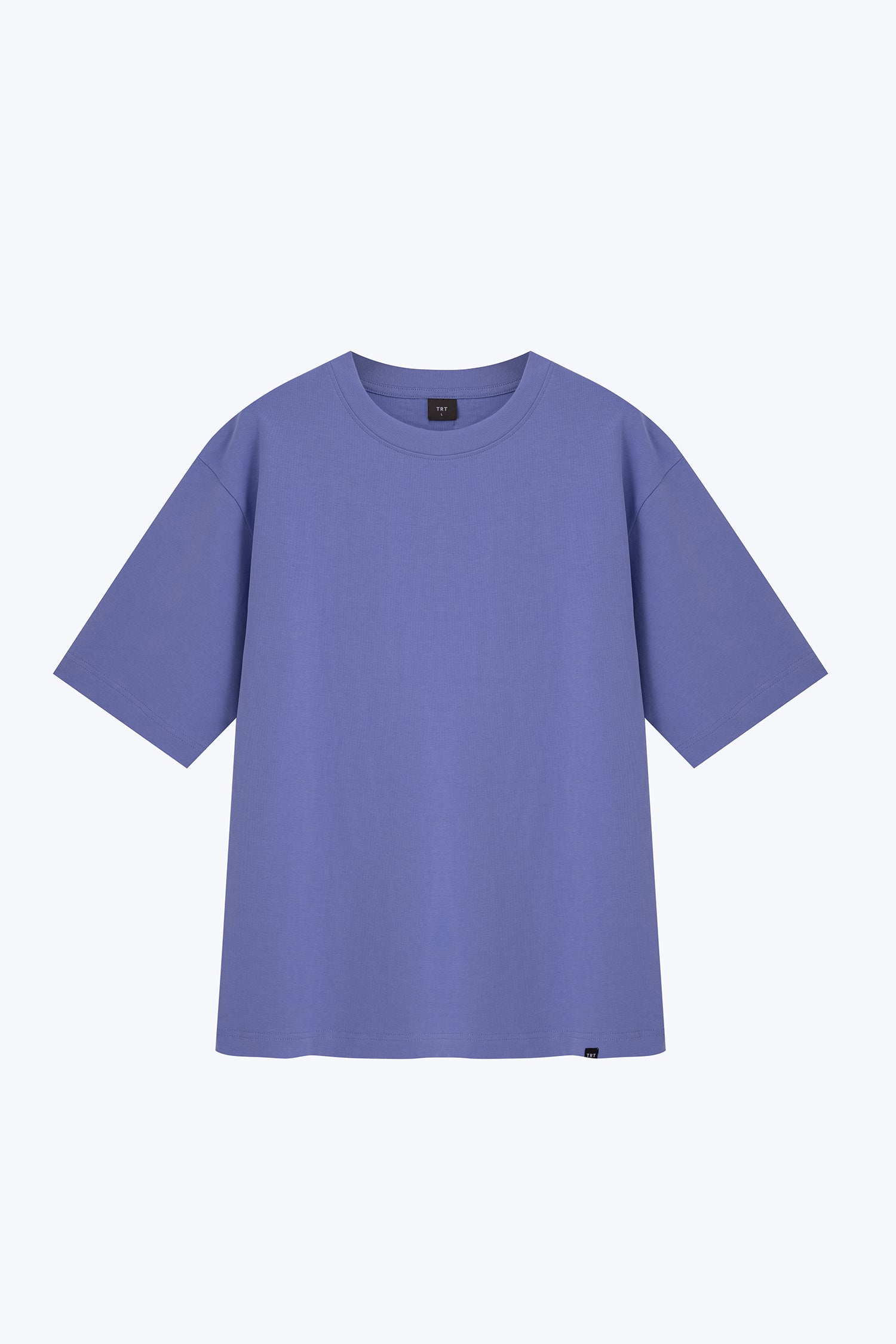 (B) Classic Relaxed-Fit Crew Neck Tee - Periwinkle