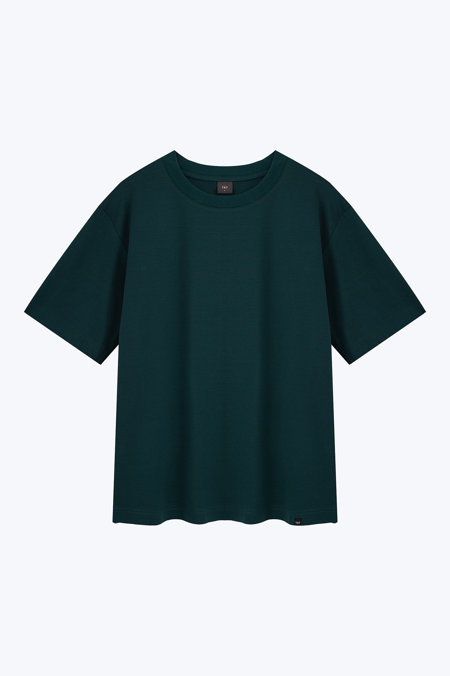 (A) Essential Crew Neck Tee - Dark Emerald