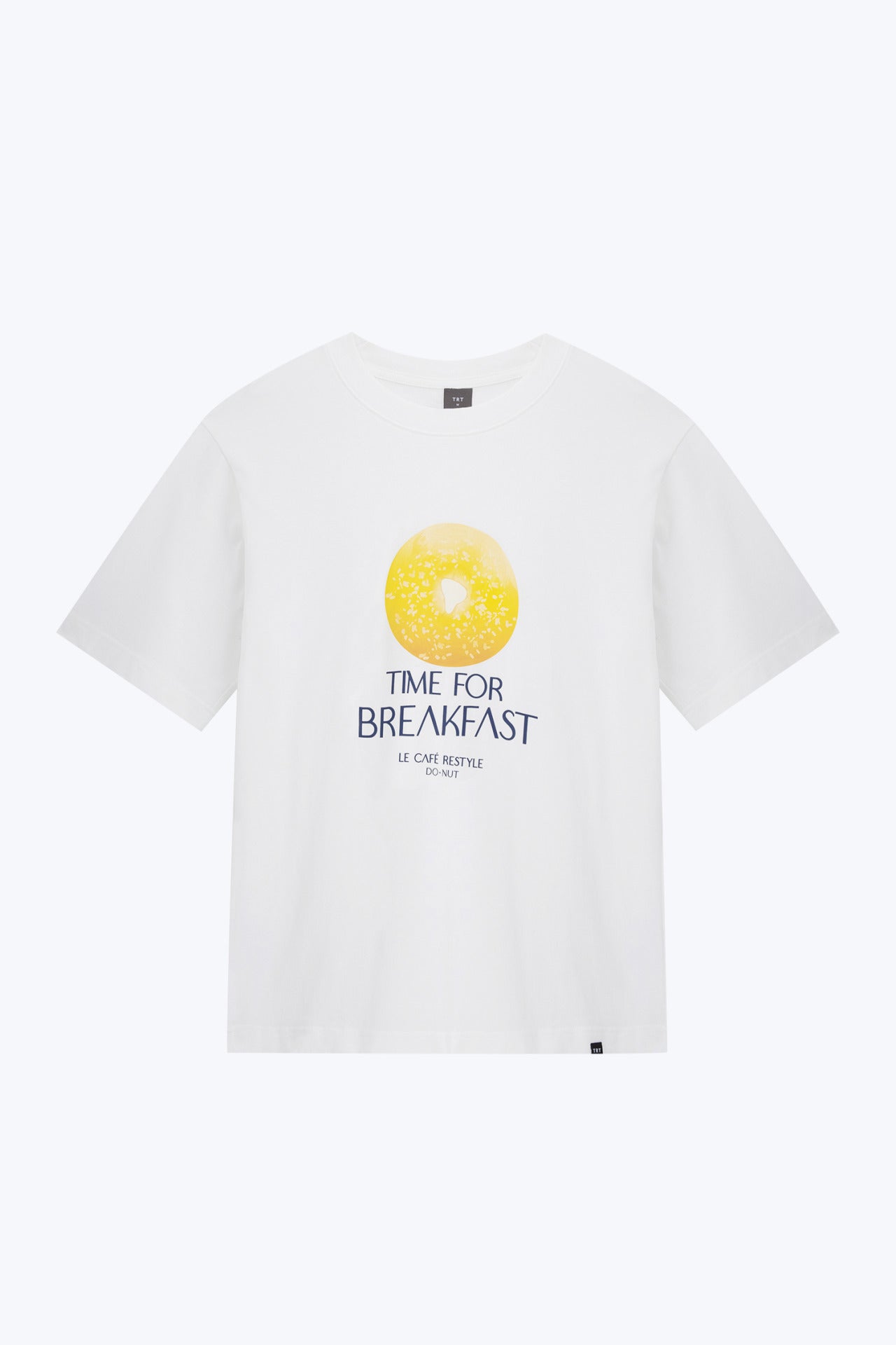Relaxed Fit "Breakfast Bagel" Graphic Tee