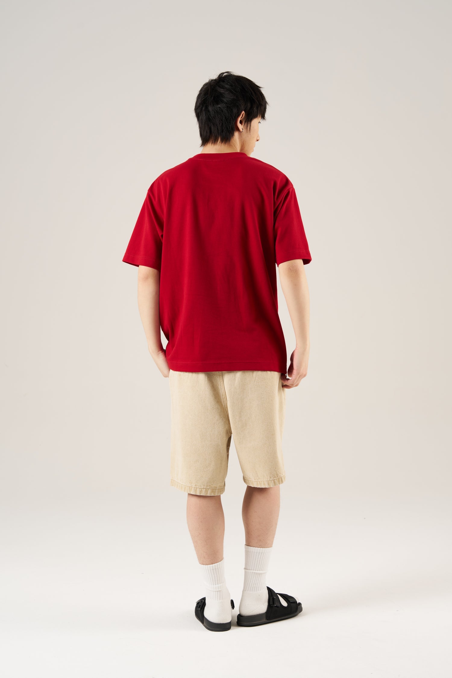 Pocket Tee - Maroon