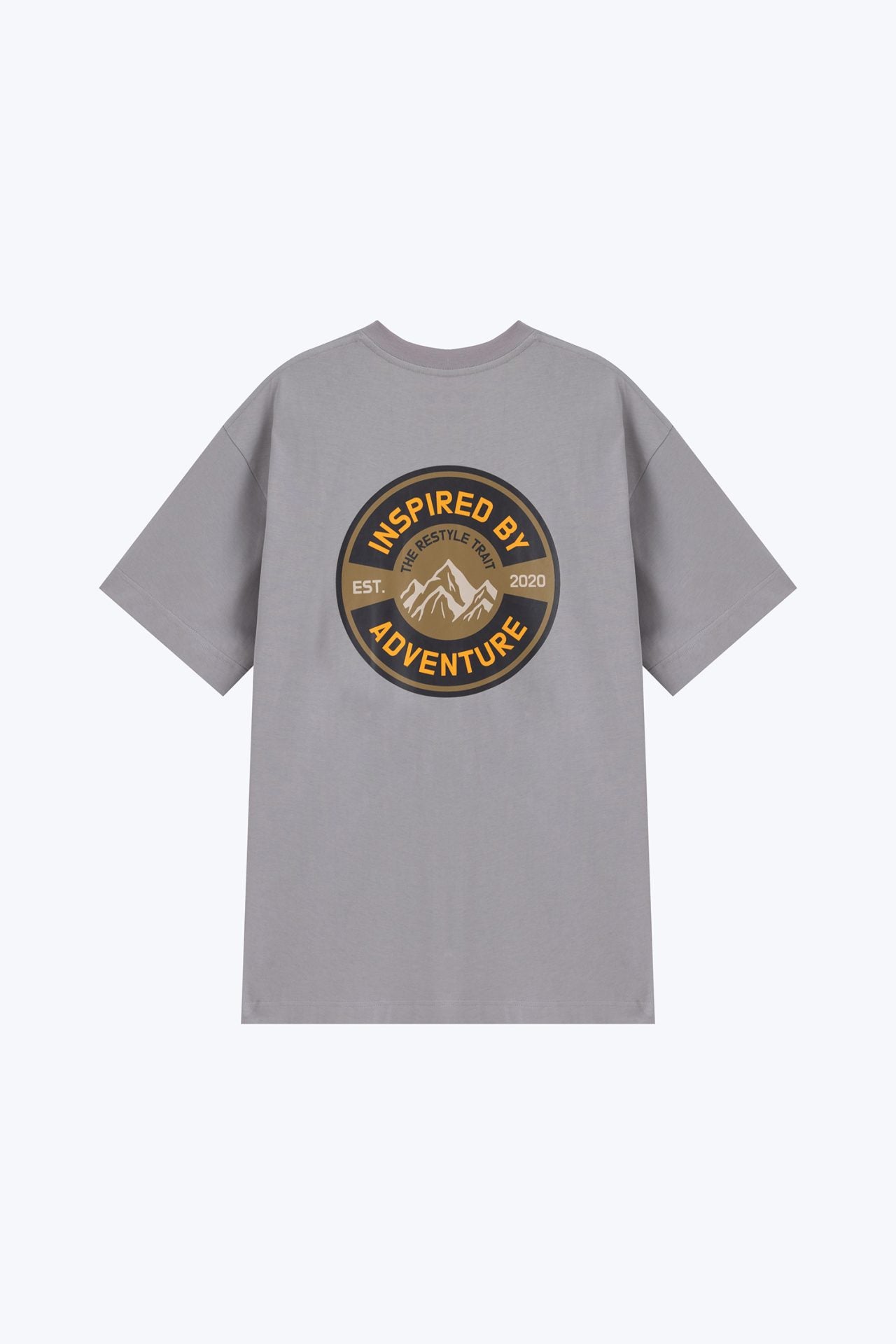 (C) Inspired by Adventure Tee - Gunmetal