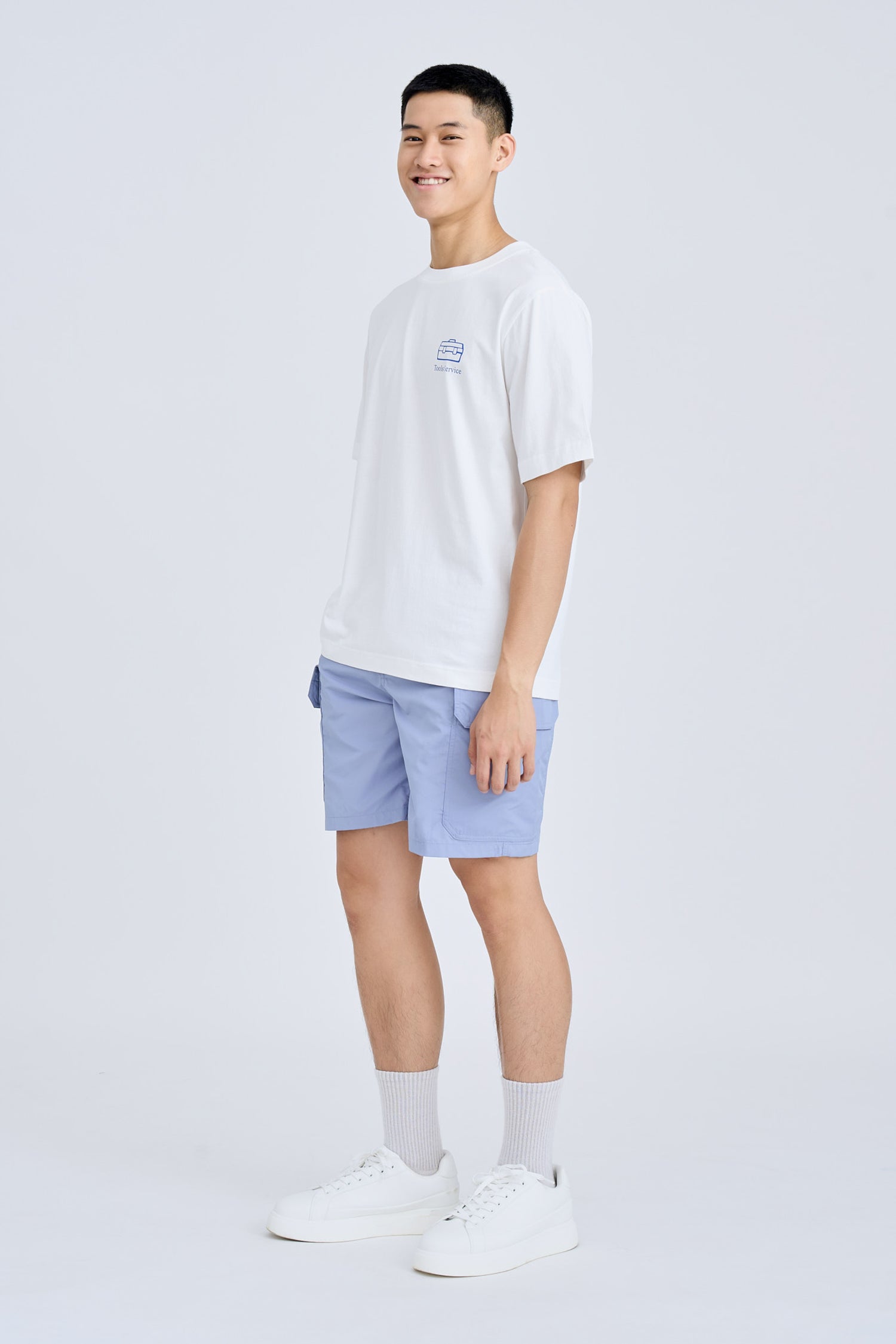 Jersey "Classic Tools Service" Graphic Tee - White