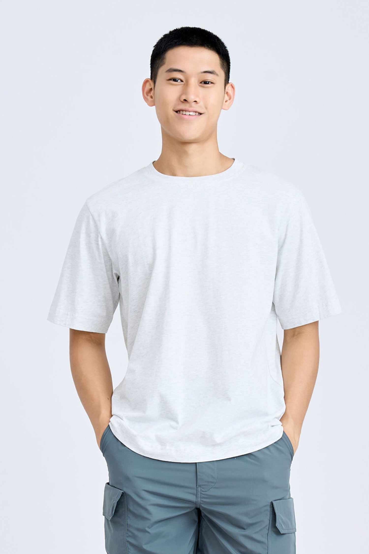Jersey "Grit Meets Gear" Graphic Tee - Heather Grey