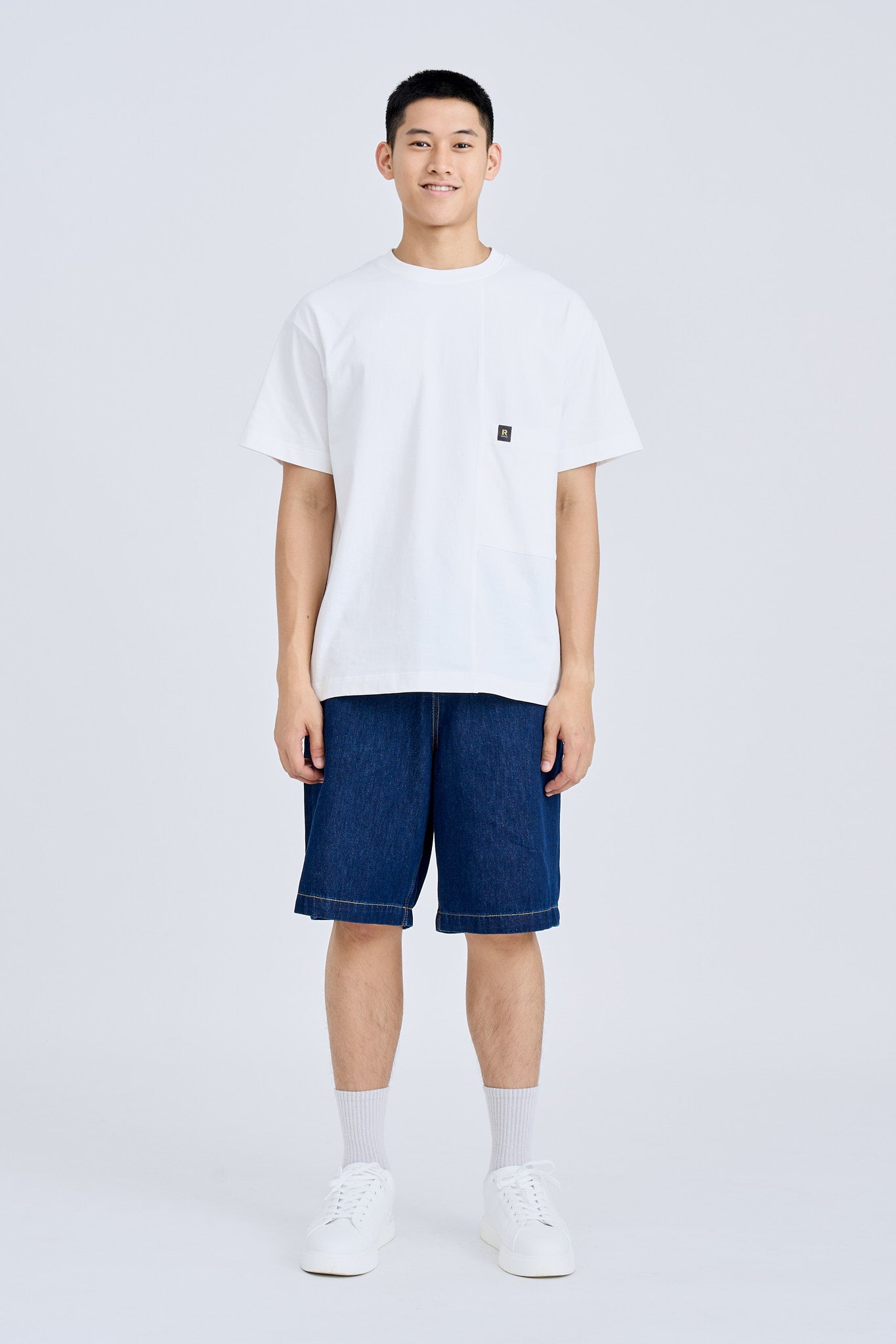Waist Pocket Tee - White