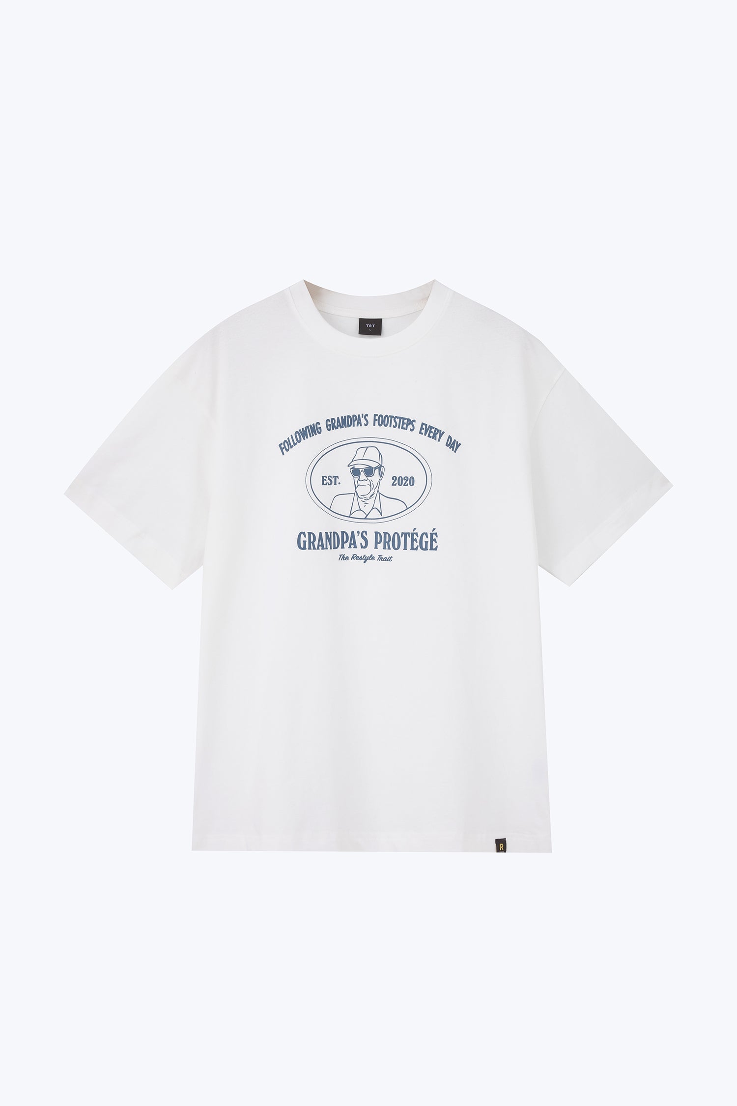 Jersey “Grandpa's Protégé” Graphic Tee - Cream