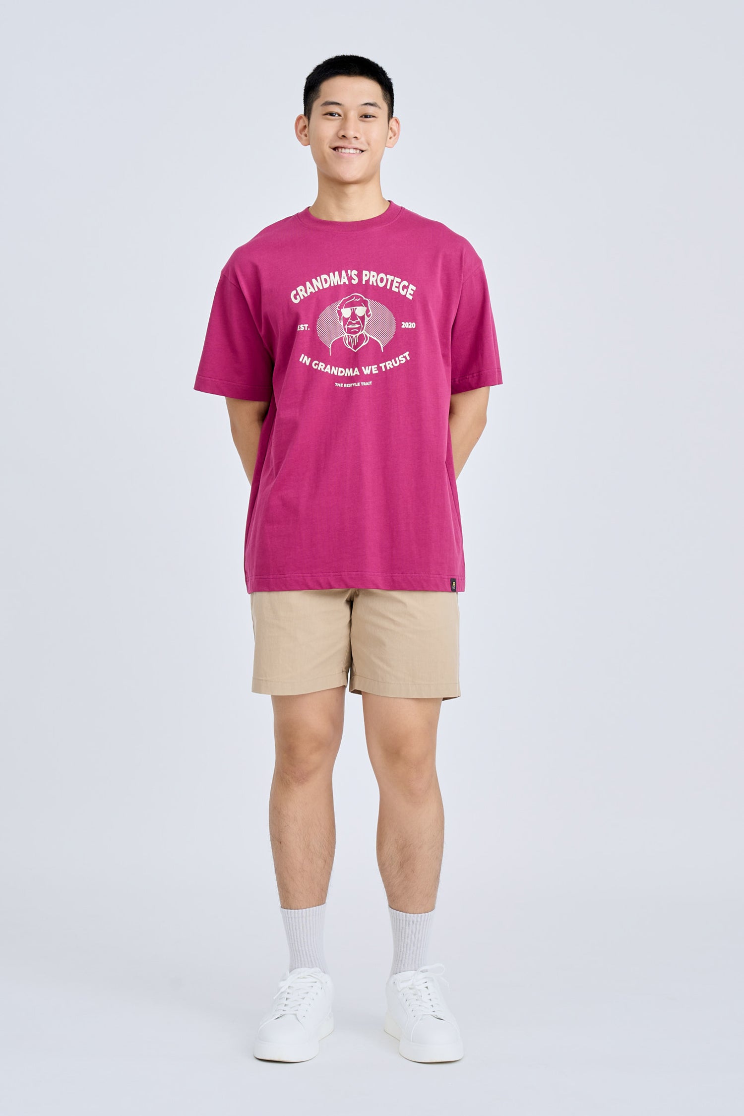 Jersey “Grandma's Protégé” Graphic Tee - Plum