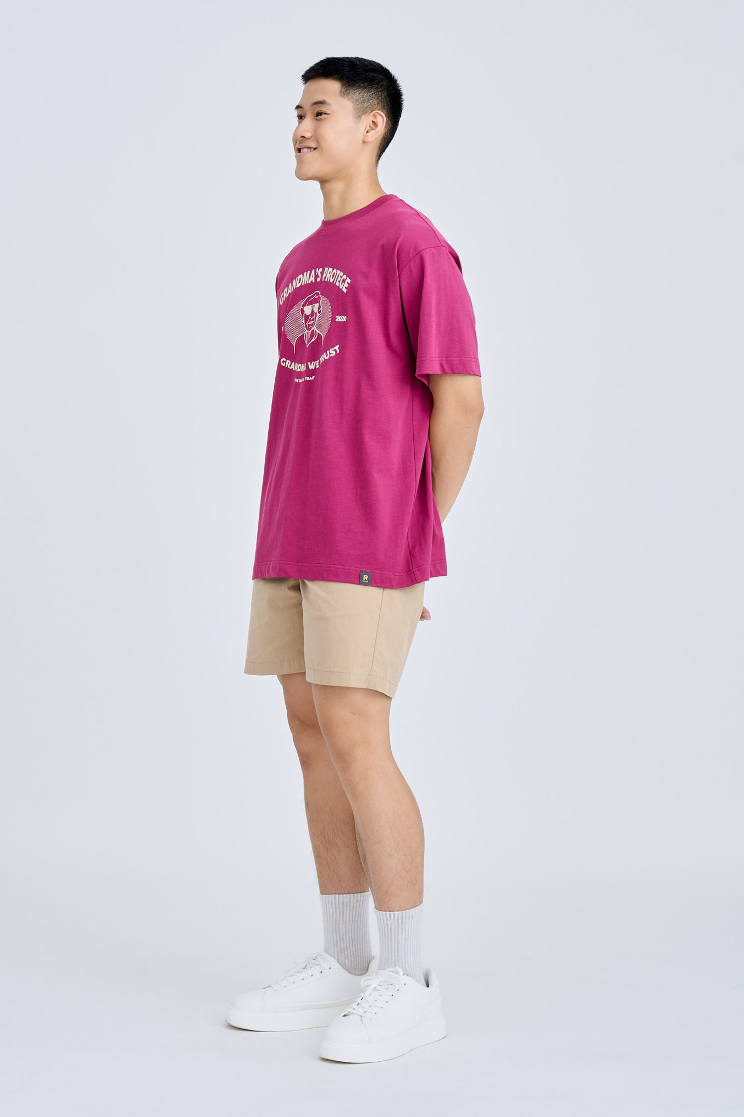 Jersey “Grandma's Protégé” Graphic Tee - Plum