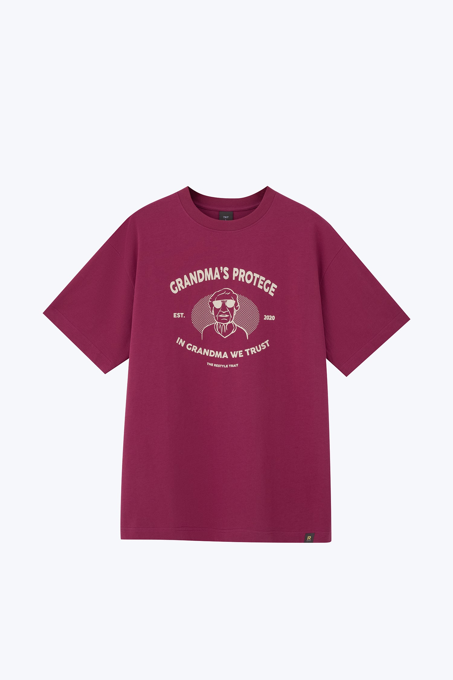 Jersey “Grandma's Protégé” Graphic Tee - Plum