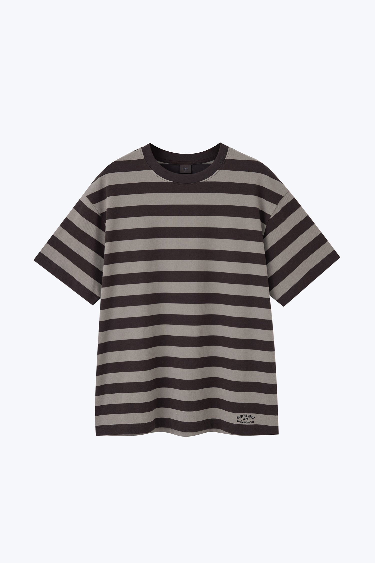 (C) Broad Stripes Tee - Grey