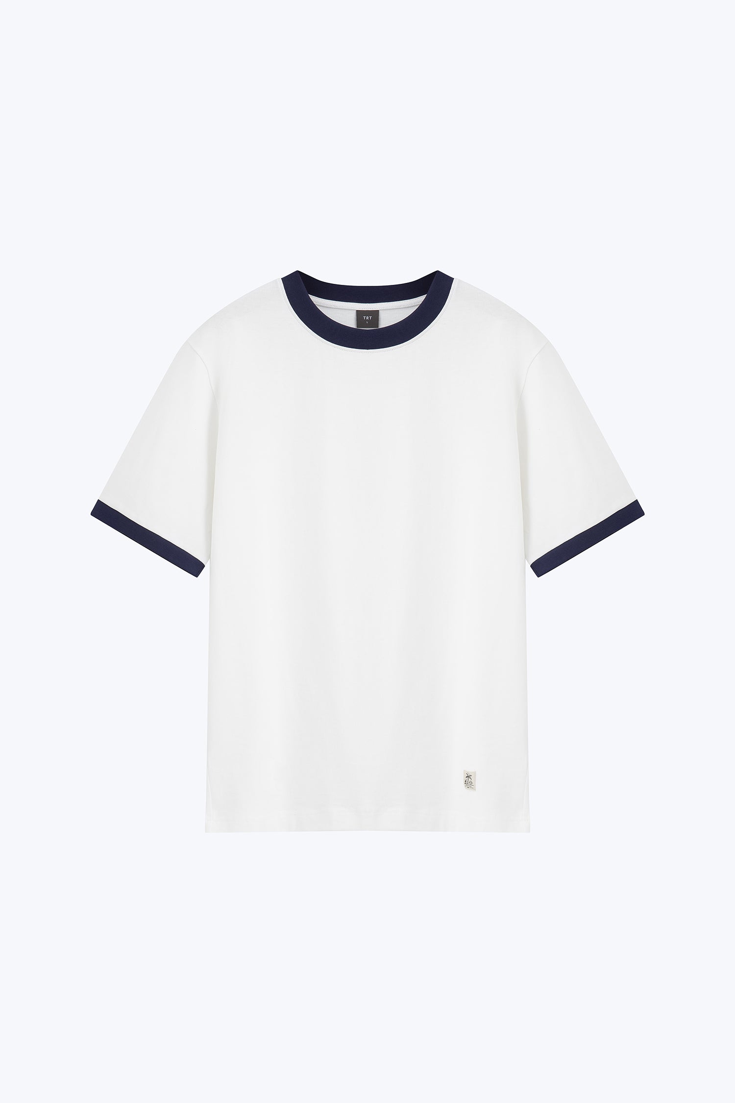 (A) Relaxed Fit Tee With Vacay Label - Cream