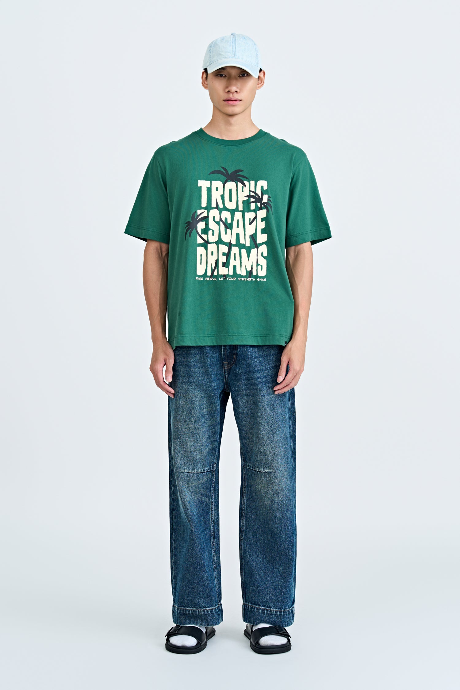 (A) Jersey "Tropic Escape Dreams" - Dark Green