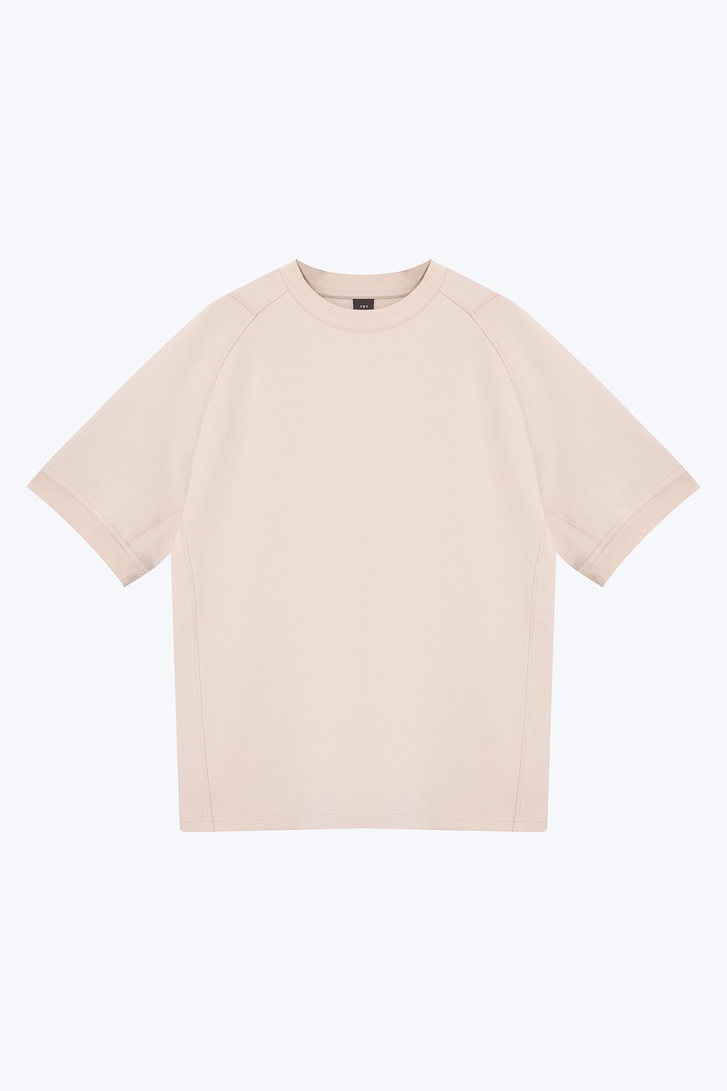 Oversized Panel Tee - Sand