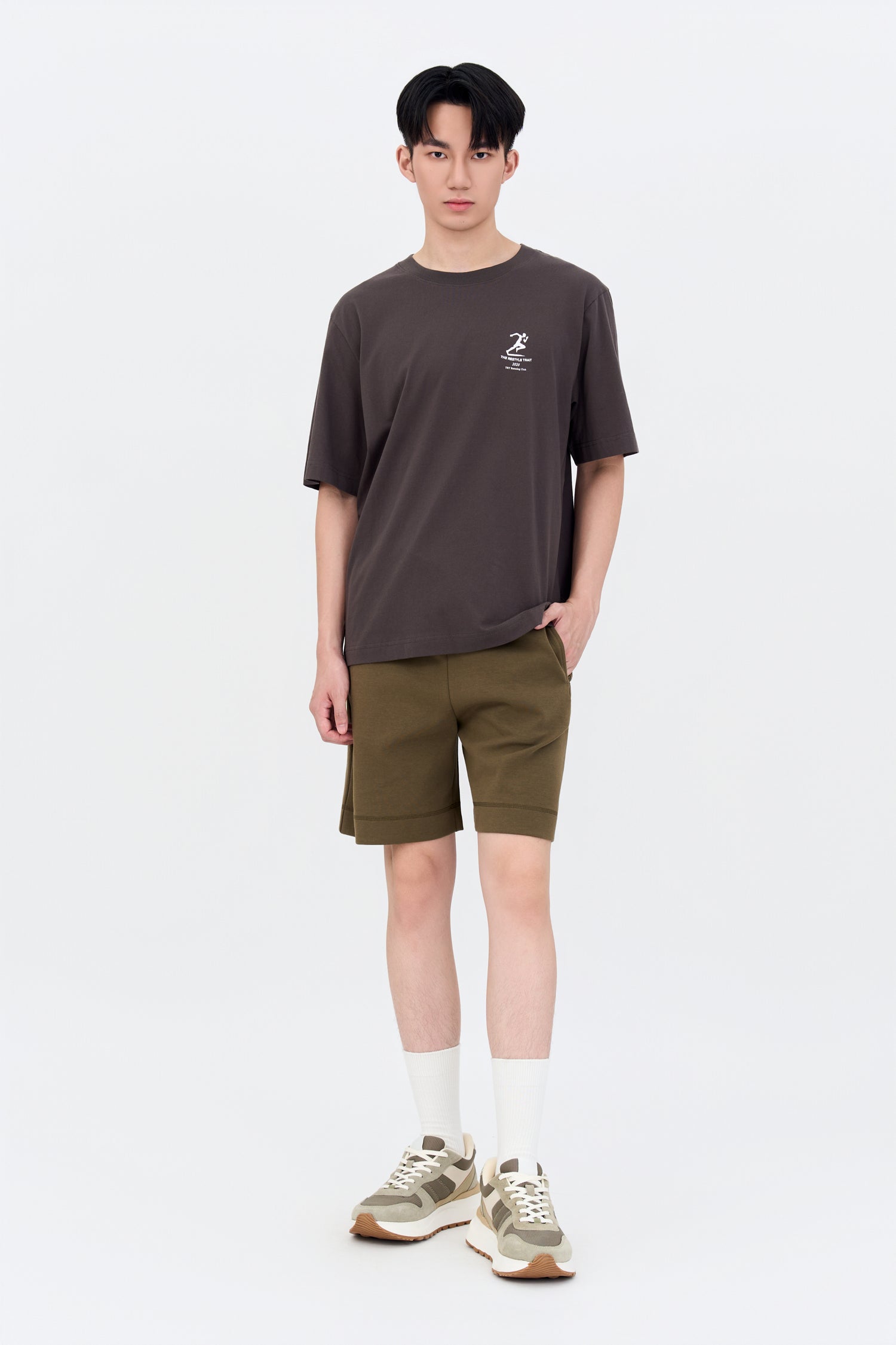 TRT Running Club Tee - Charcoal