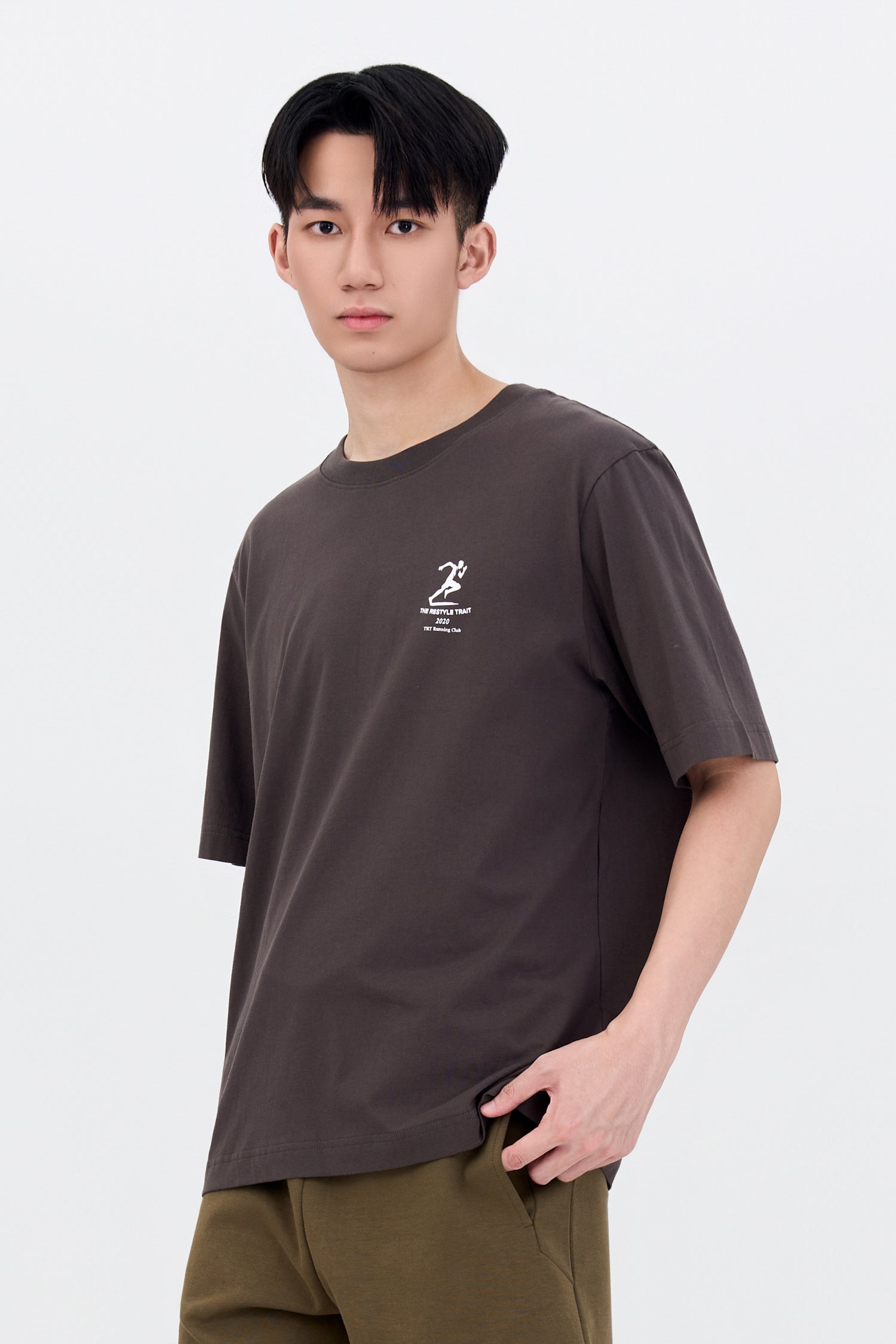 TRT Running Club Tee - Charcoal