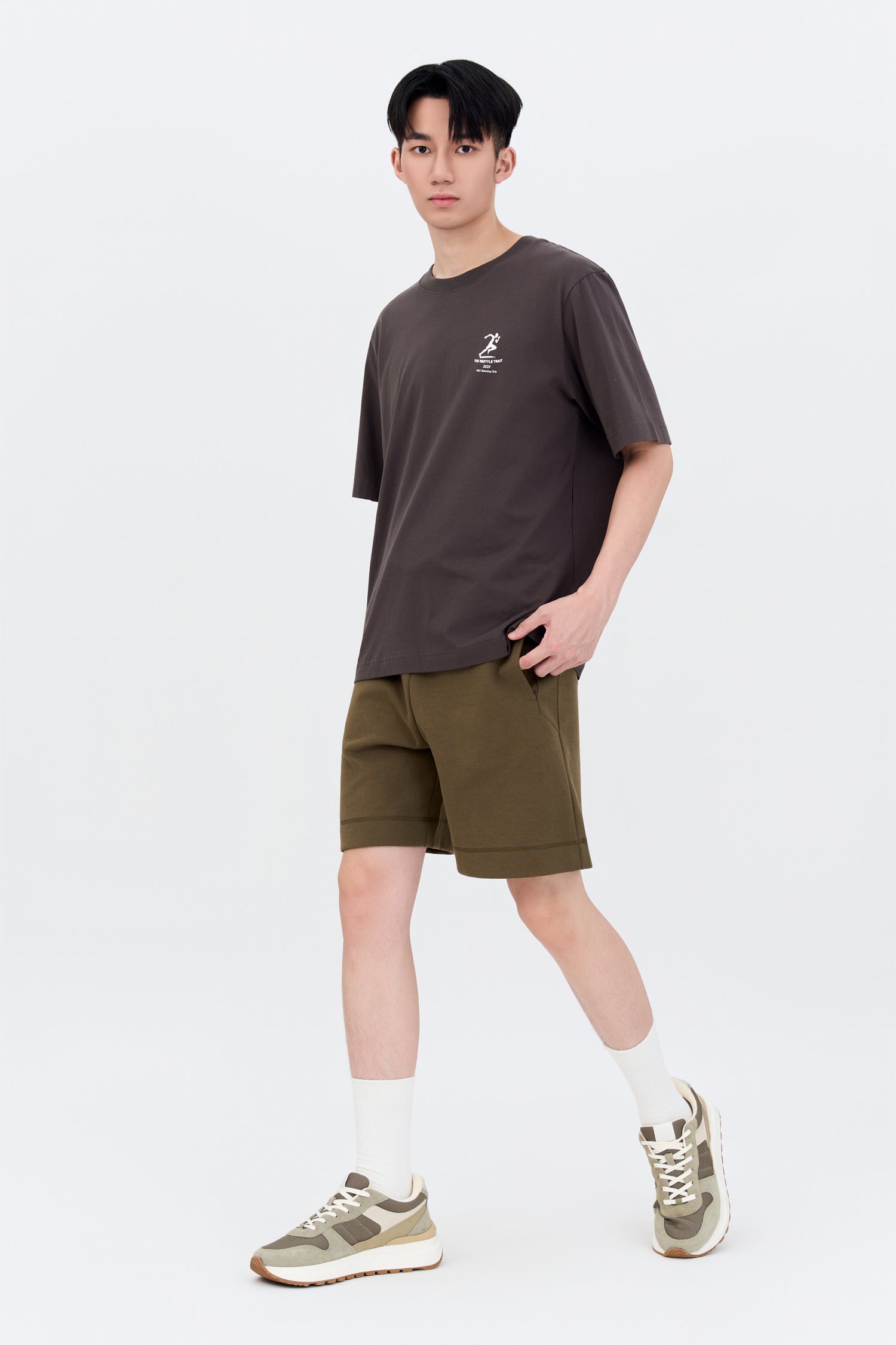 TRT Running Club Tee - Charcoal