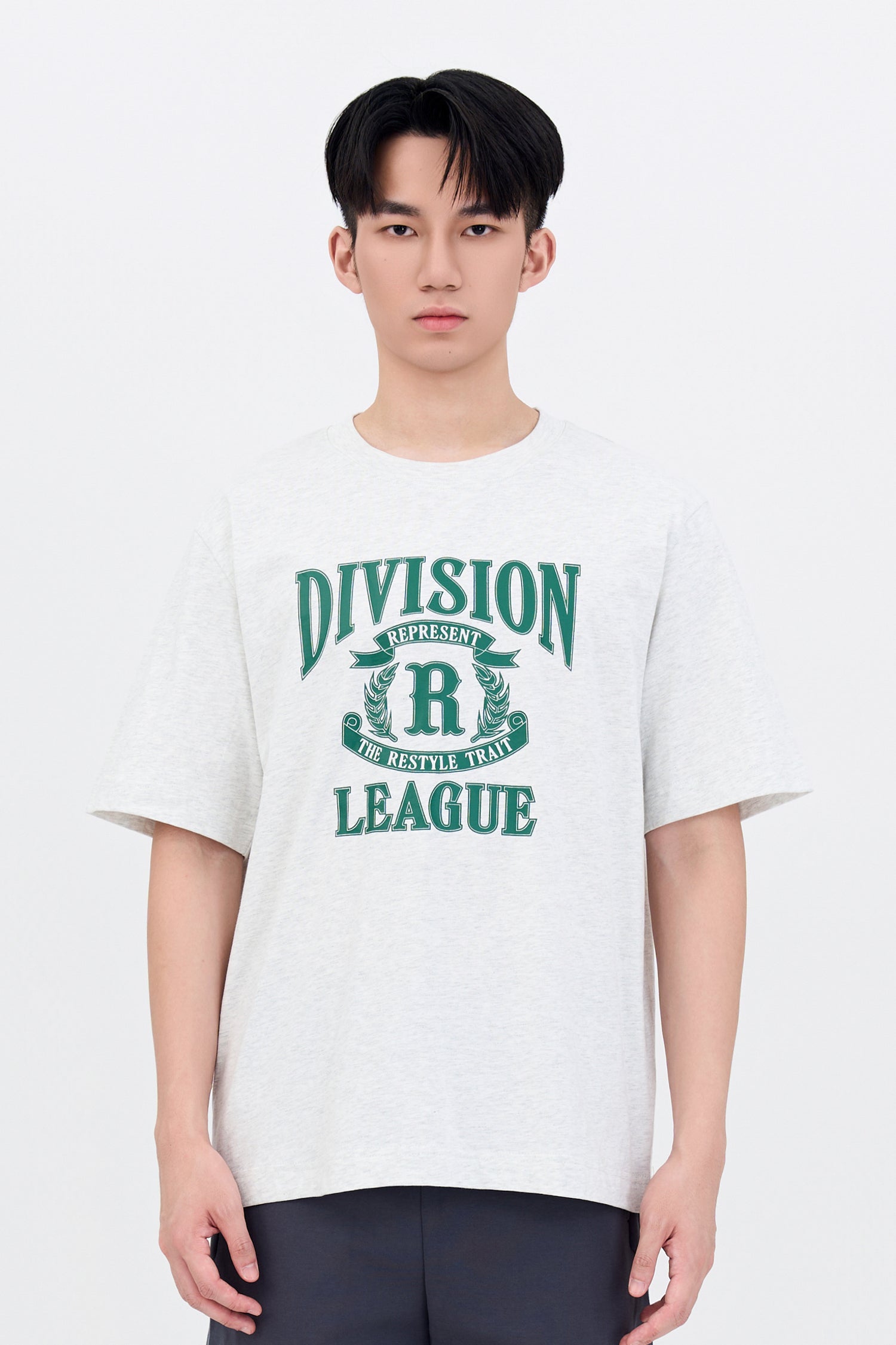 TRT Division League Tee - Heather Grey