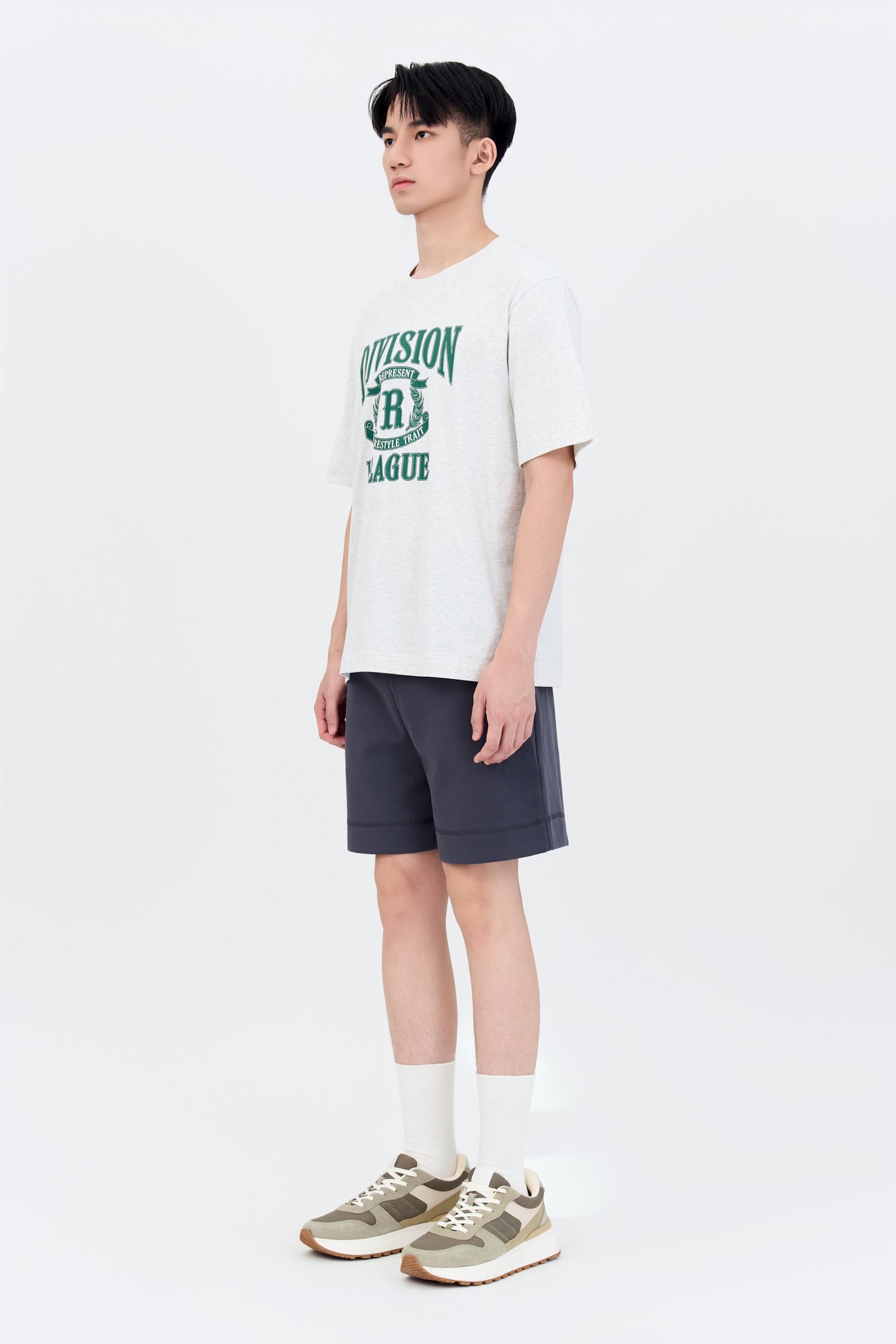 TRT Division League Tee - Heather Grey