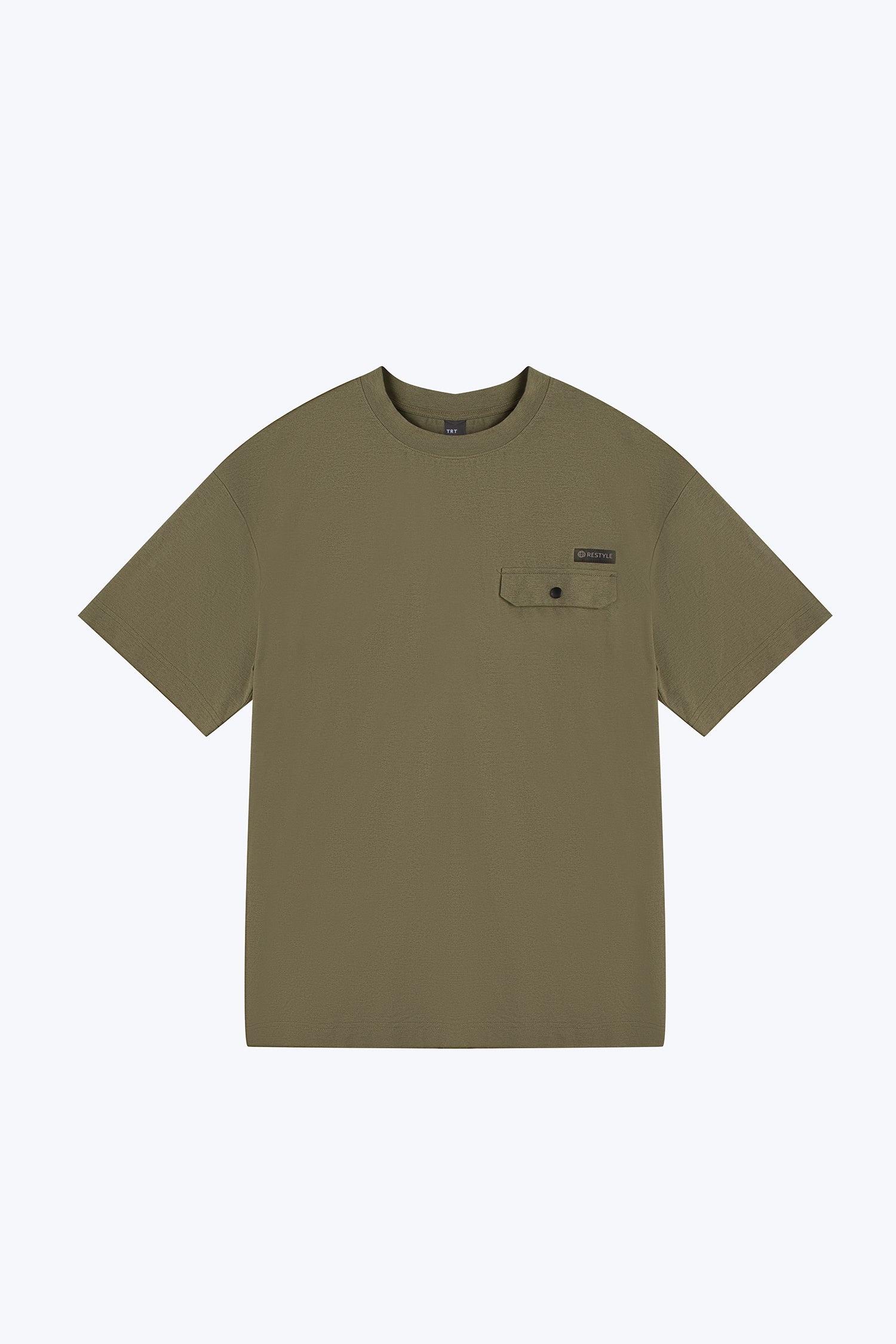 (C) Flap Pocket Tee - Olive