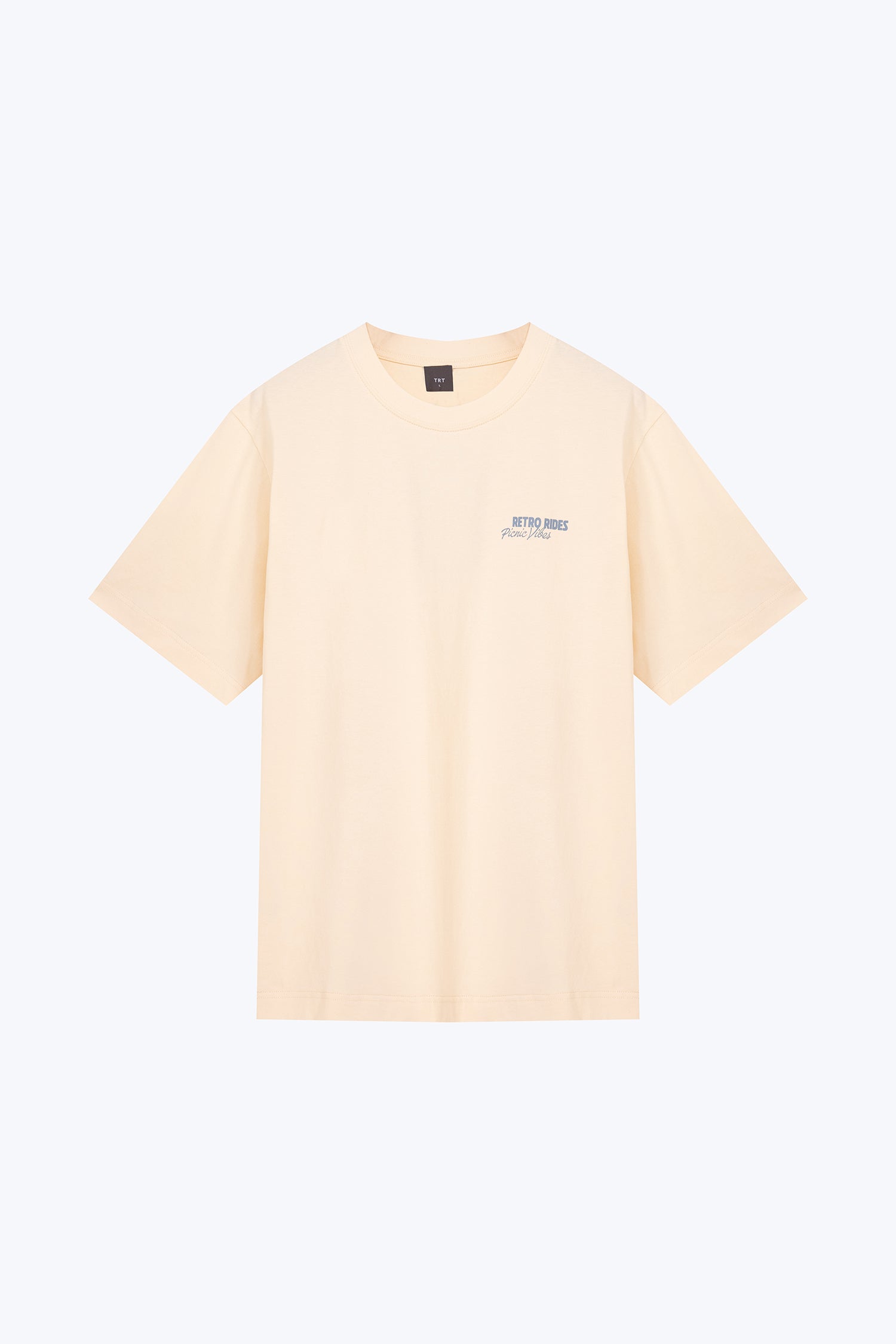 Jersey "Picnic Vibes" Graphic Tee - Beige