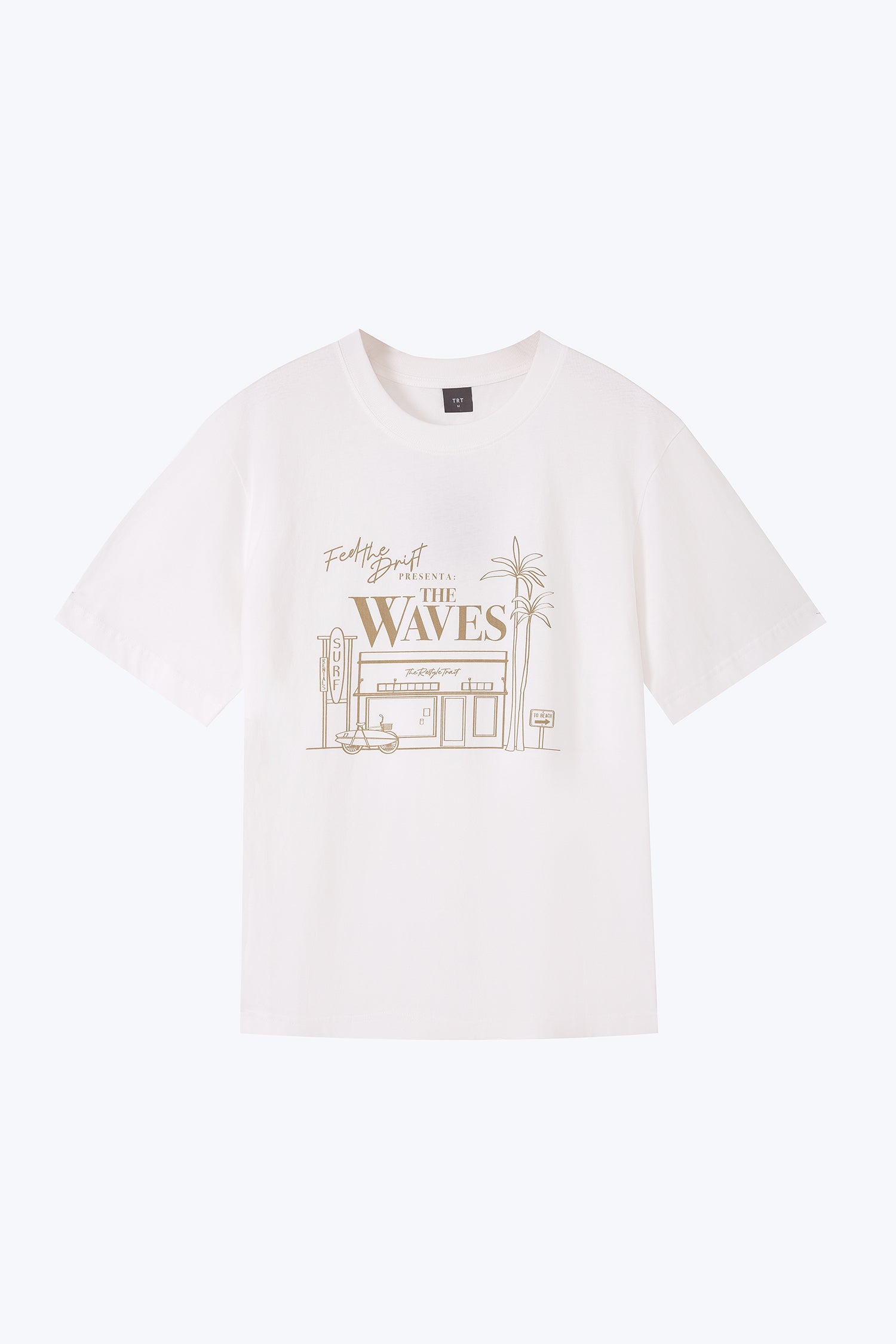 Jersey "Feel the Drift" Graphic Tee - Cream