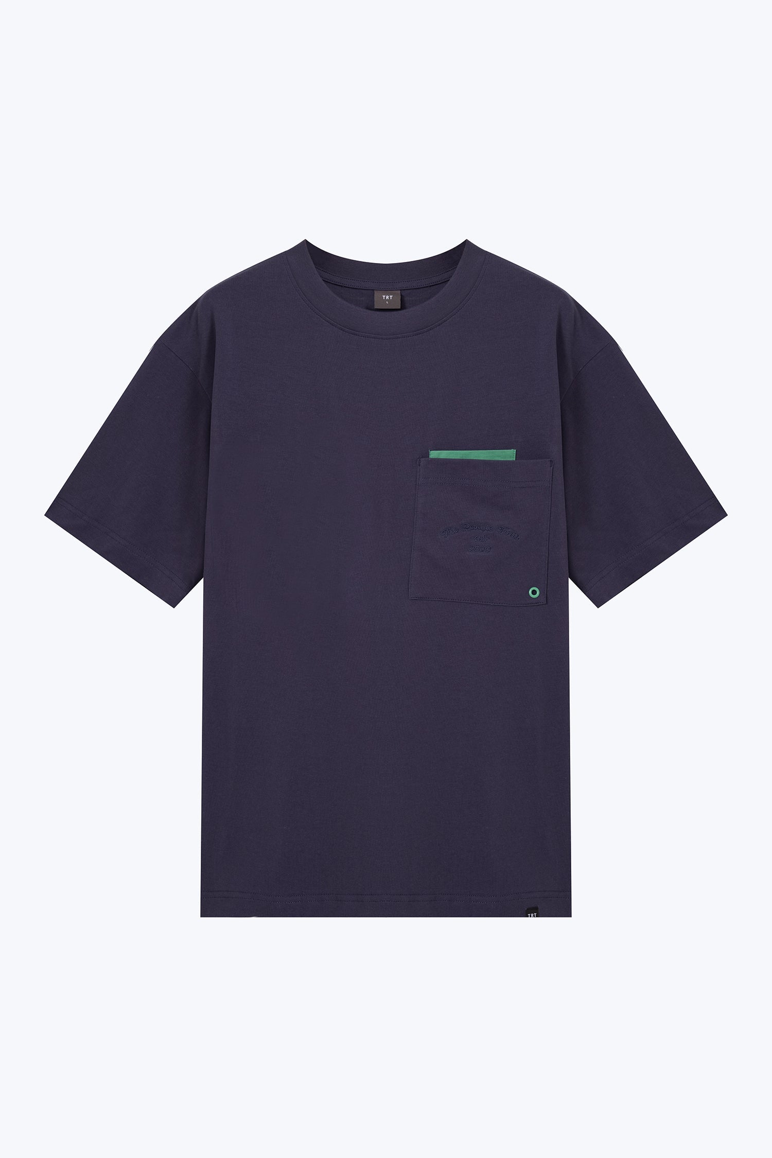 (B) Double Pocket Tee - Navy