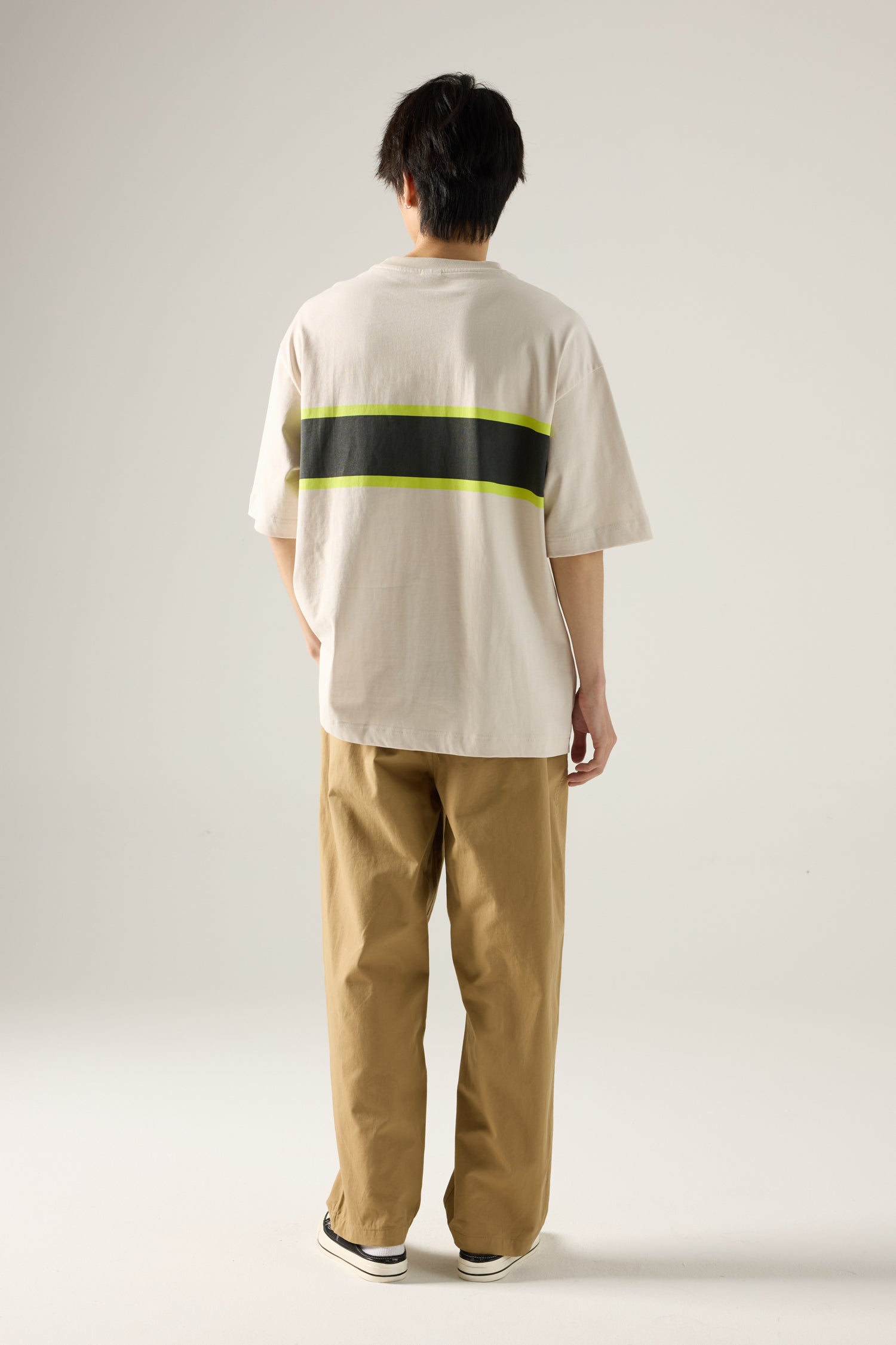 (C) Colourblock Utility Tee - Sand