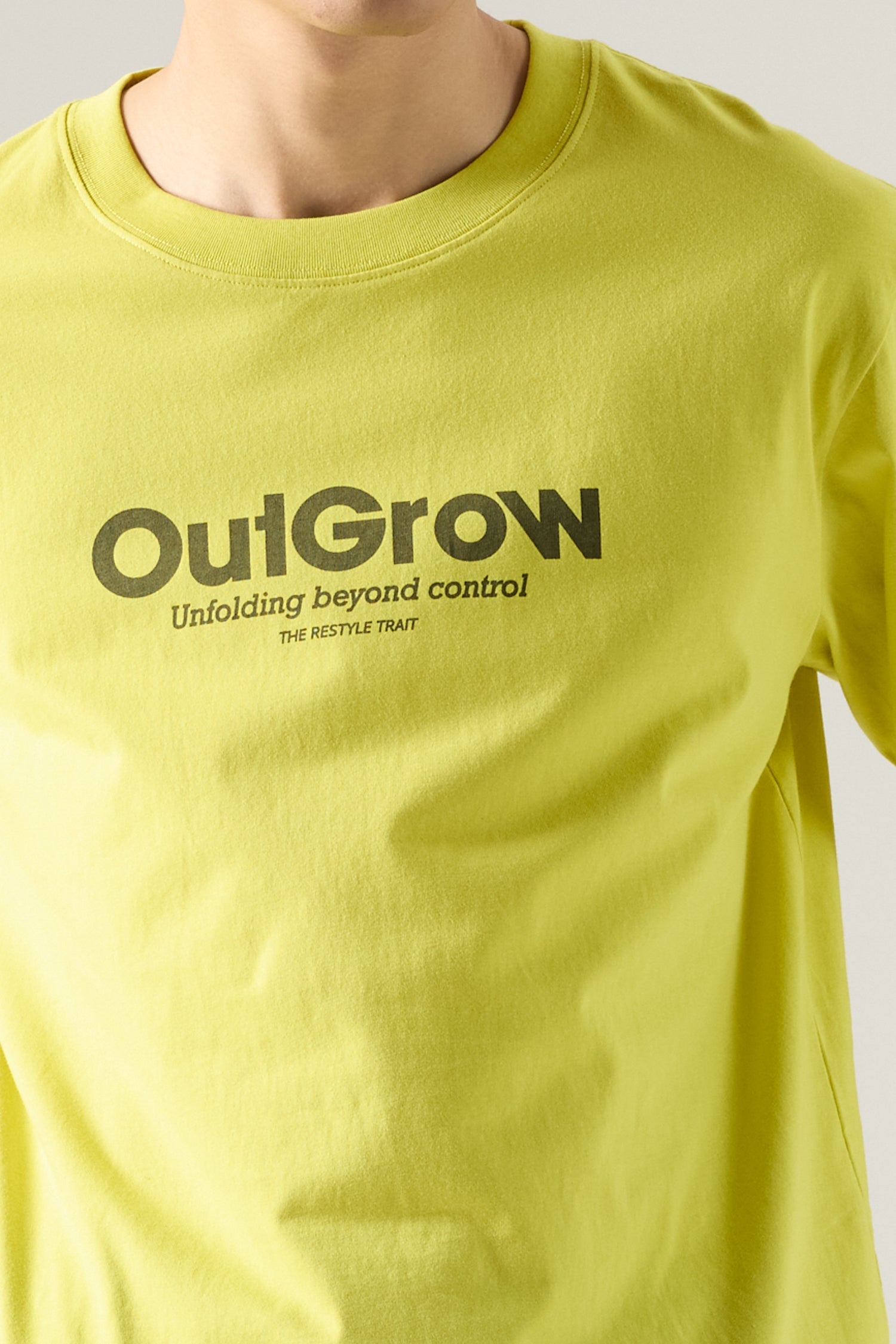 (A) OutGrow Graphic Tee - Neon Green