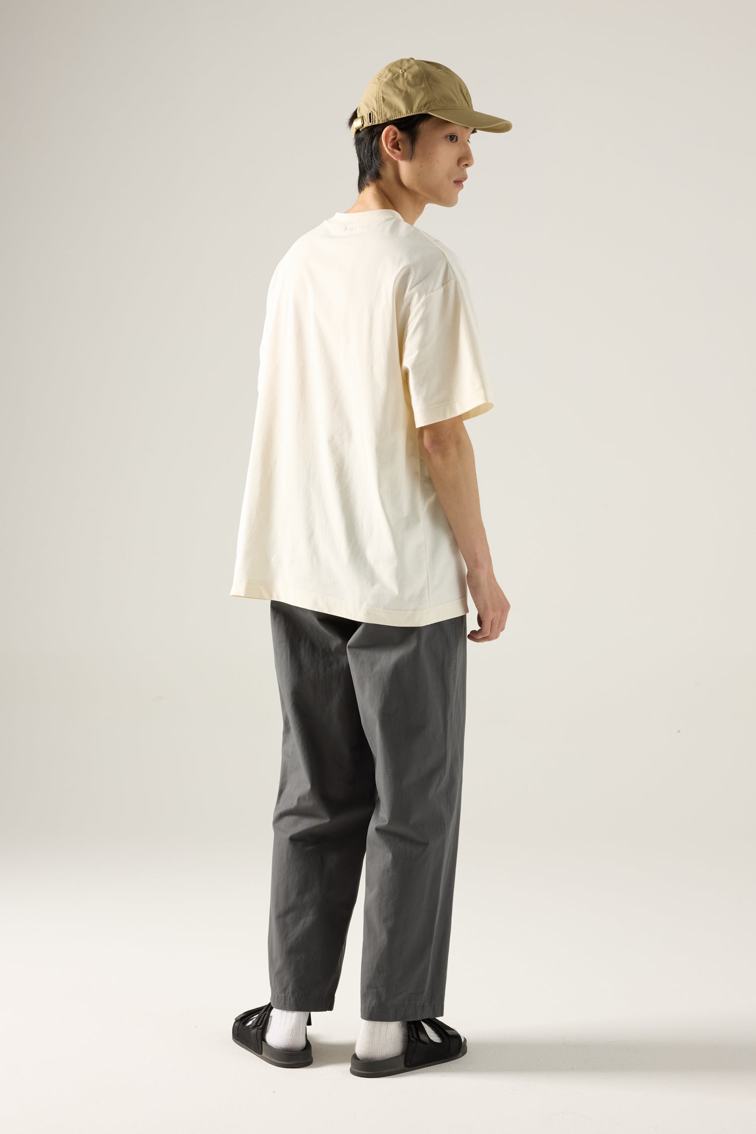(C) Flap Pocket Tee - White