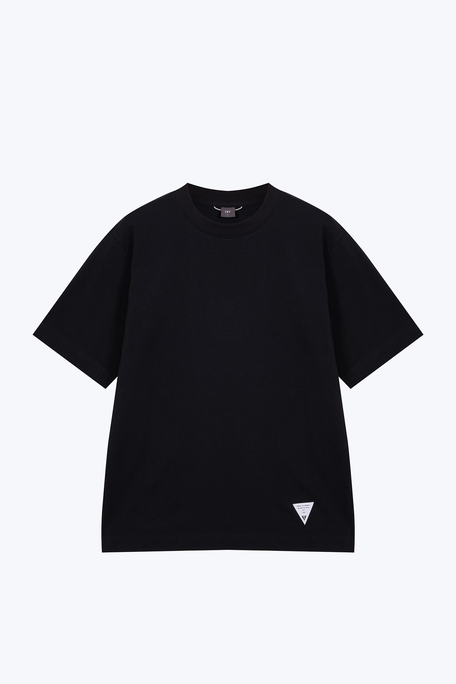 (A) Essential Crew Neck Tee - Black