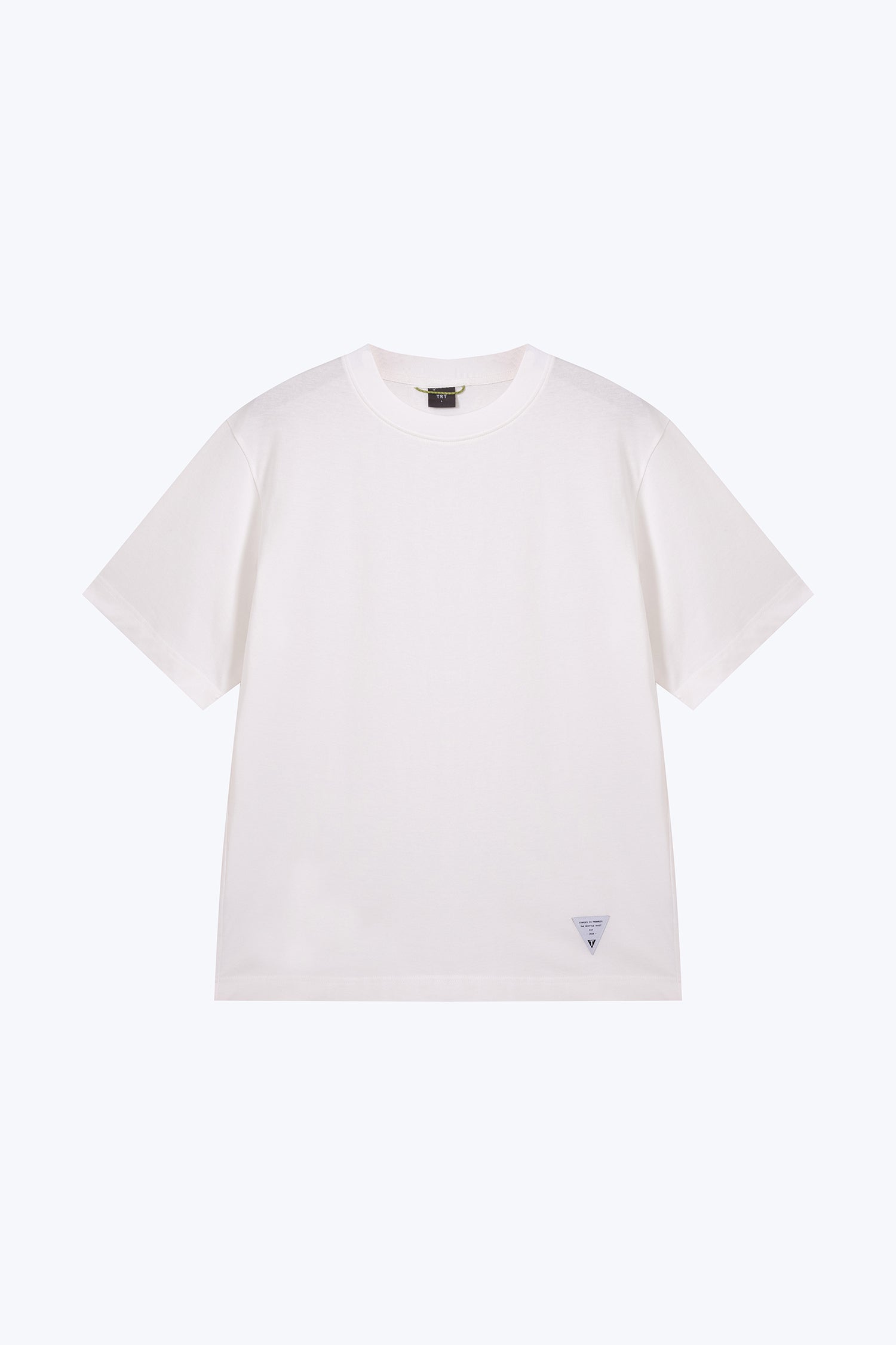 (A) Essential Crew Neck Tee - Cream