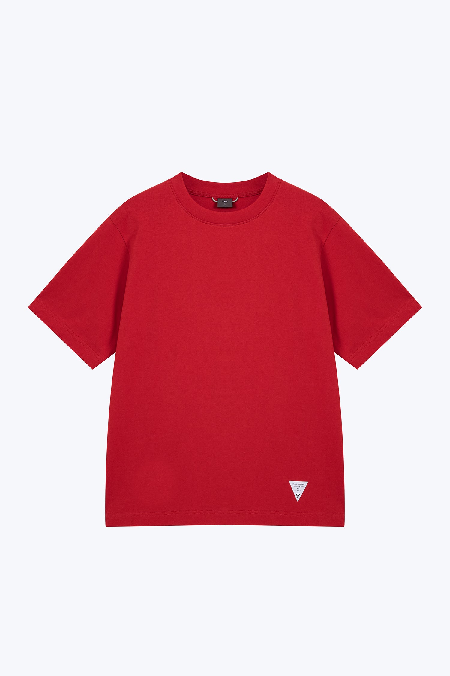 (A) Essential Crew Neck Tee - Red