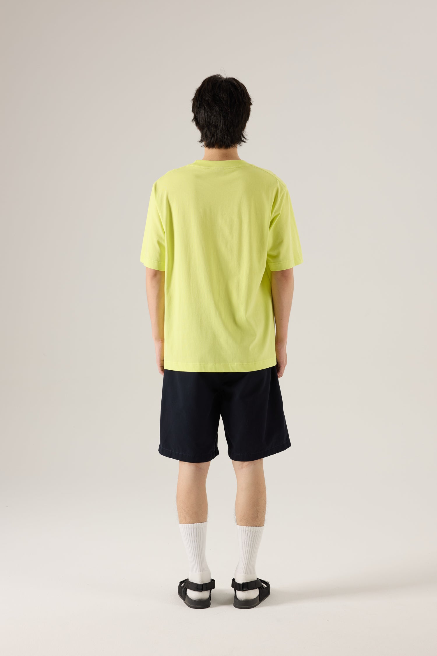 (A) Mapped Terrain Graphic Tee - Chartreuse