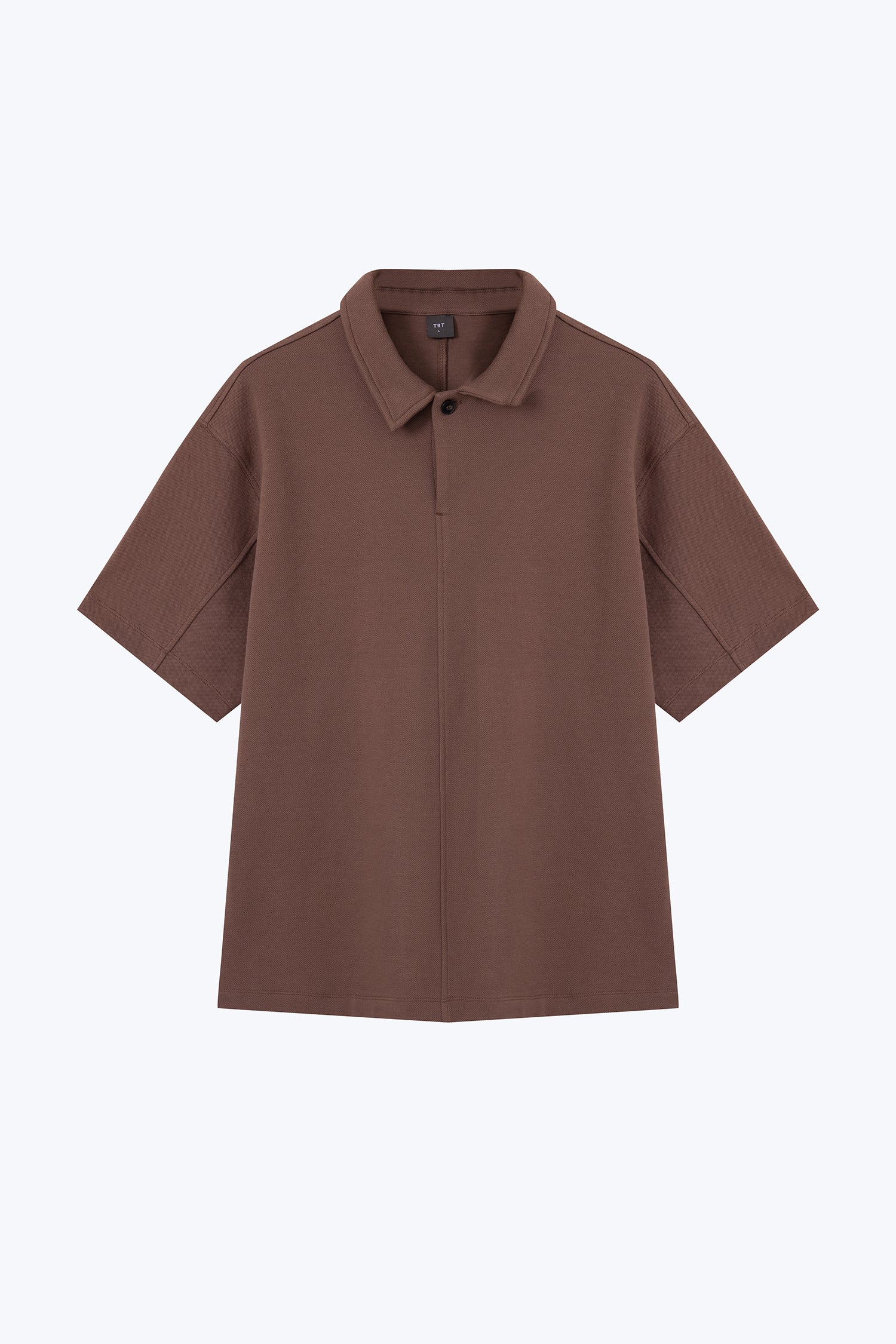 Relaxed Cotton/Poly Polo - Cocoa