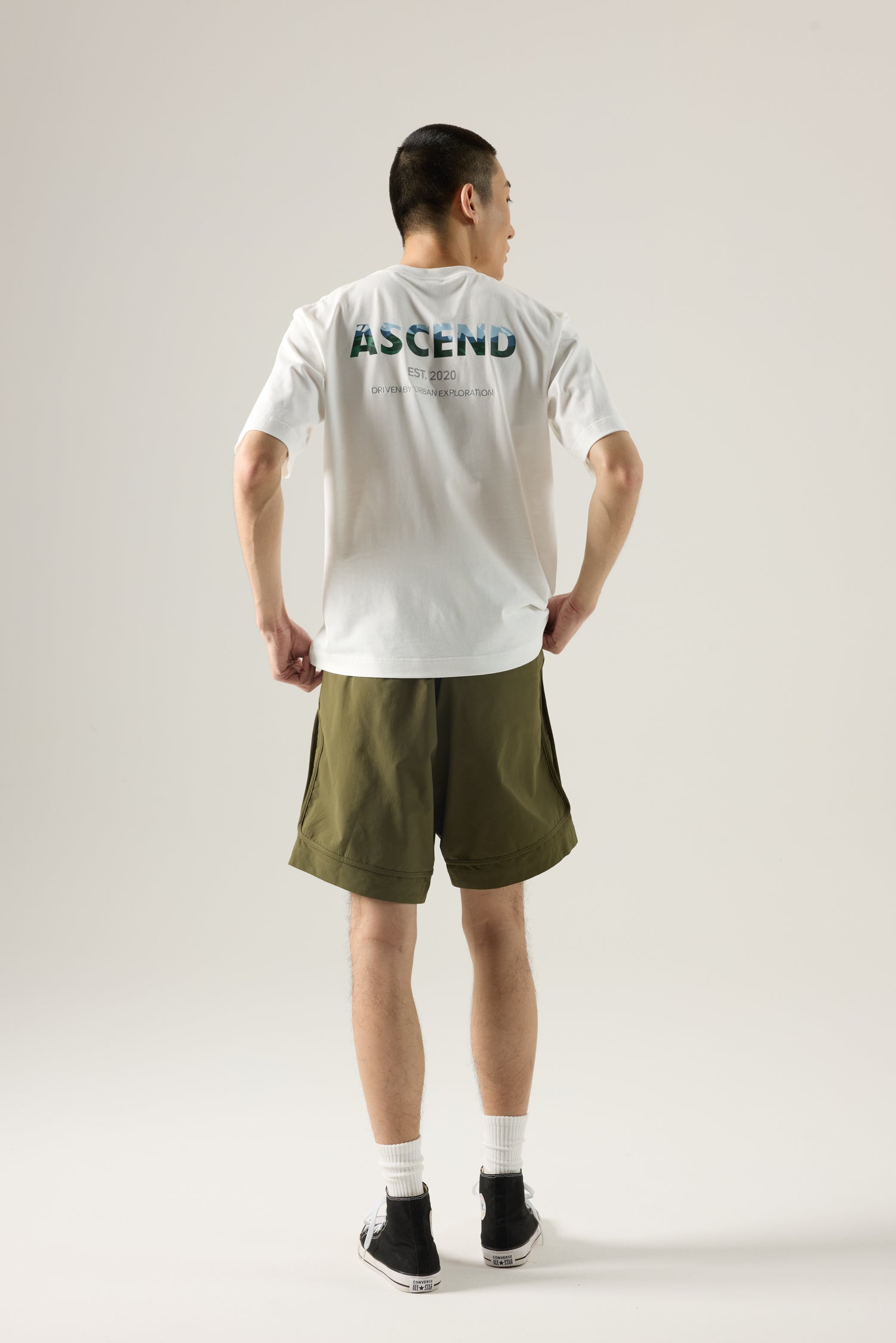 "Ascend" Graphic Tee - Cream