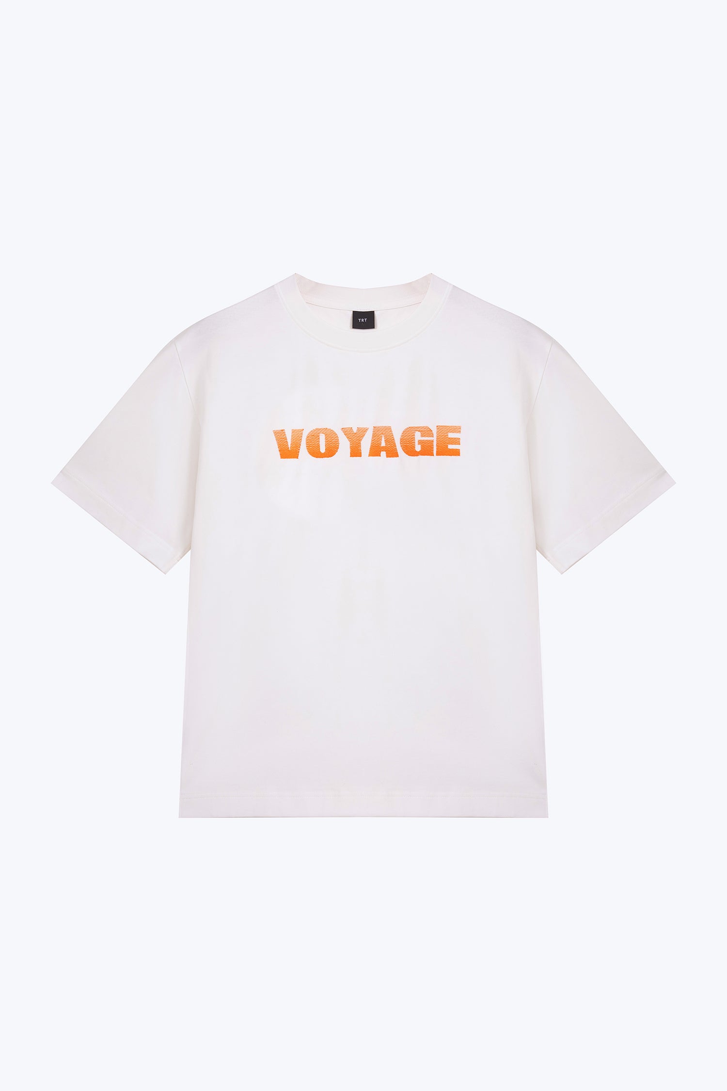 (A) Voyage Fade Embroidery Tee - Cream