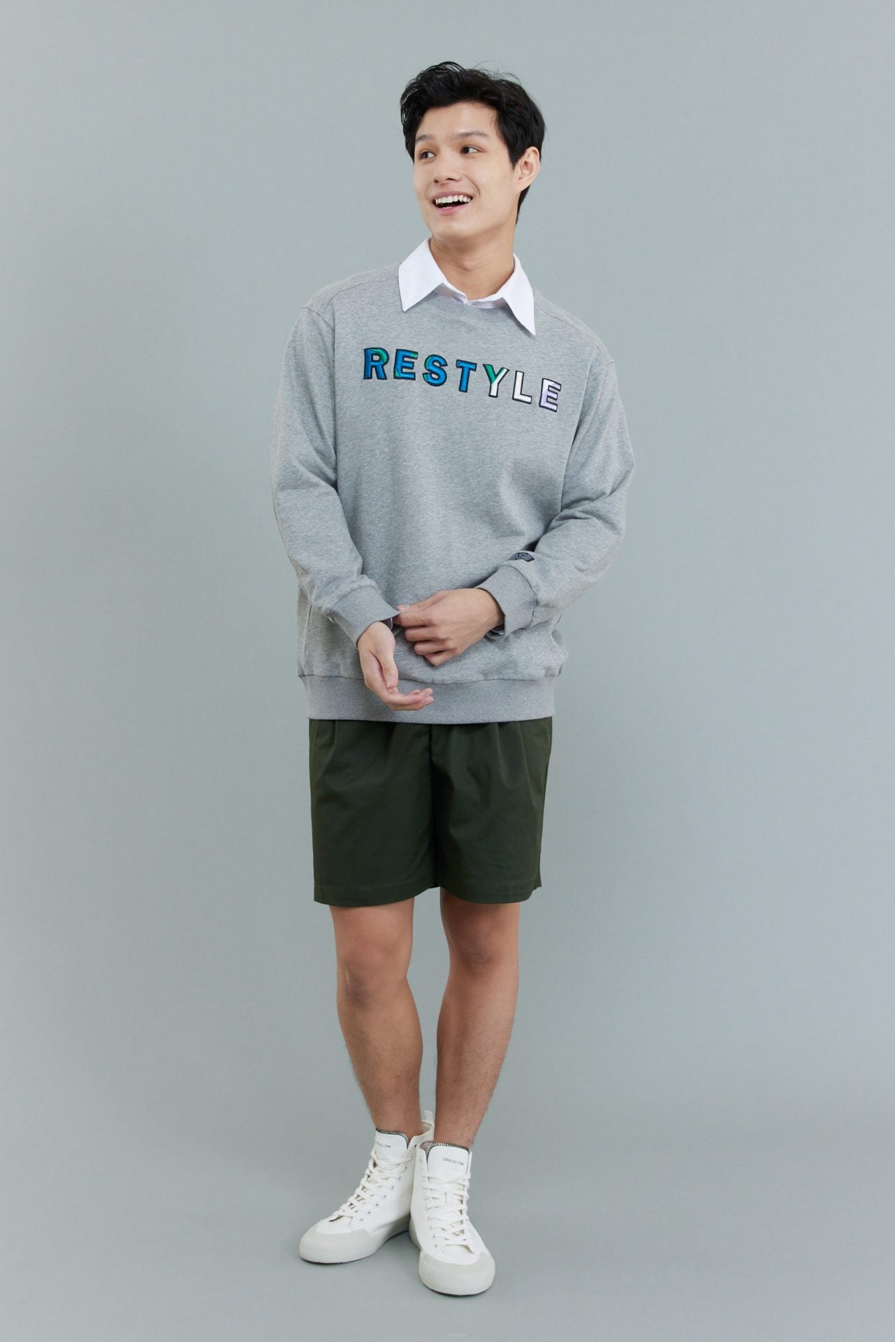 Jersey ‘Restyle’ Graphic Sweatshirt
