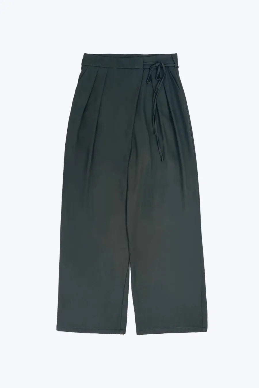 Polyester Wrapover Trousers
