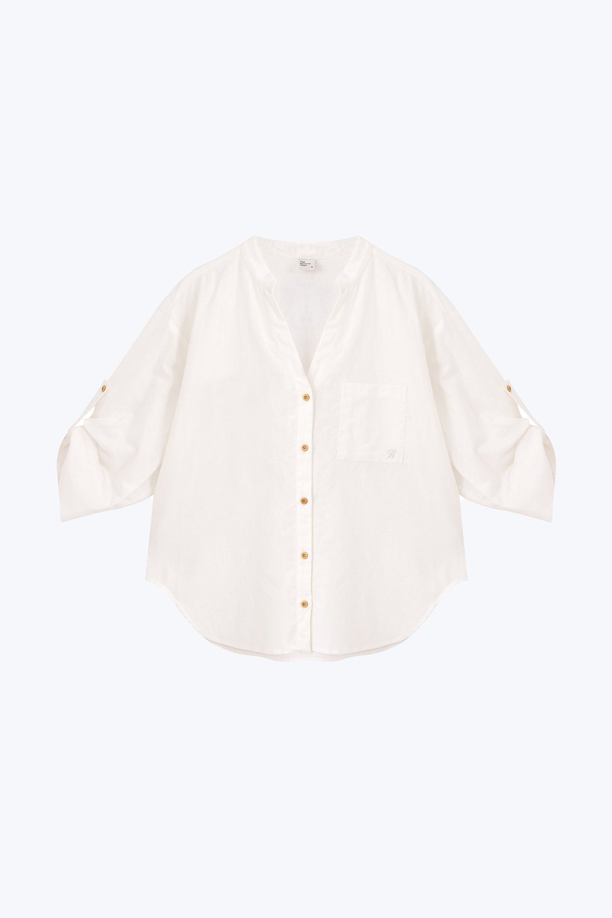 Front Button Blouse - Cream