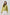 Drawstring Collar Blouse - Lime