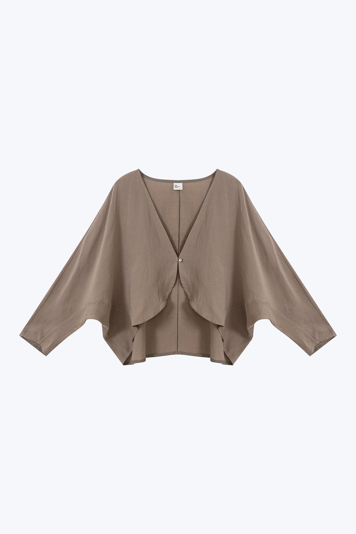 Draped Kimono - Dark Sage