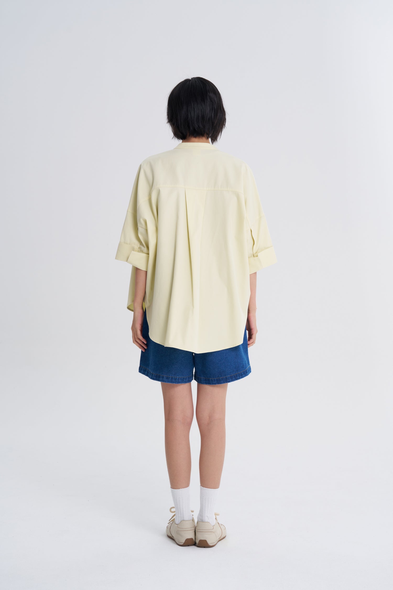 Wide Cut Blouse - Butter