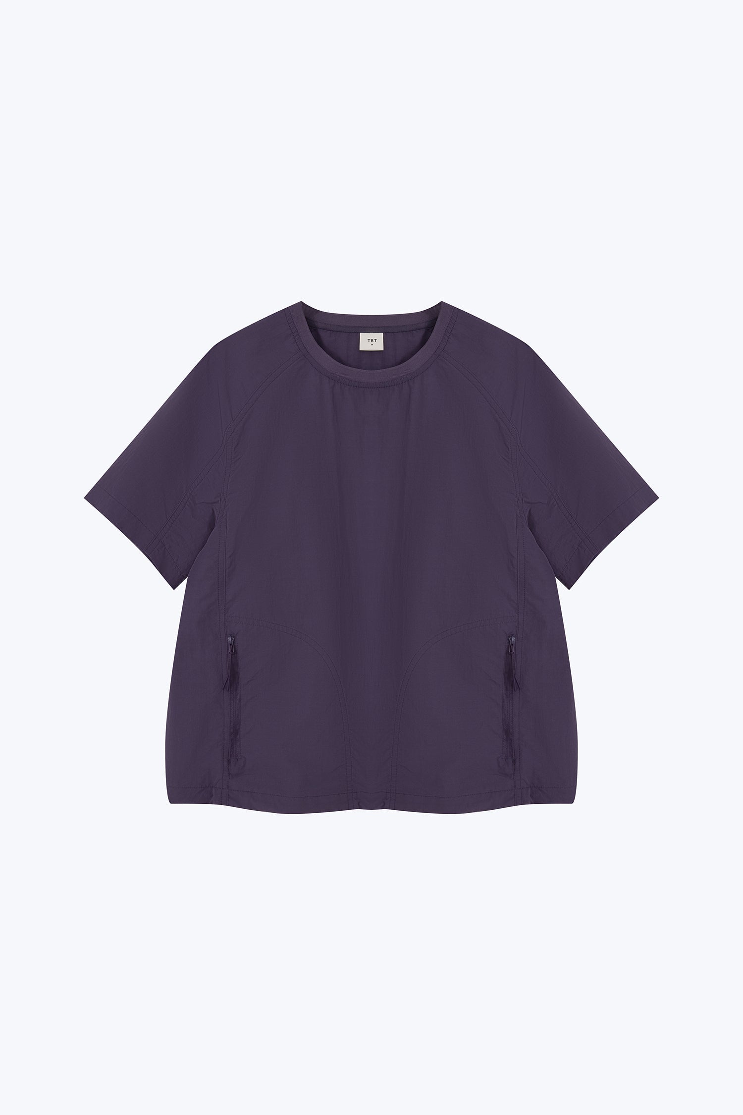 Zipped Pocket Top - Purple