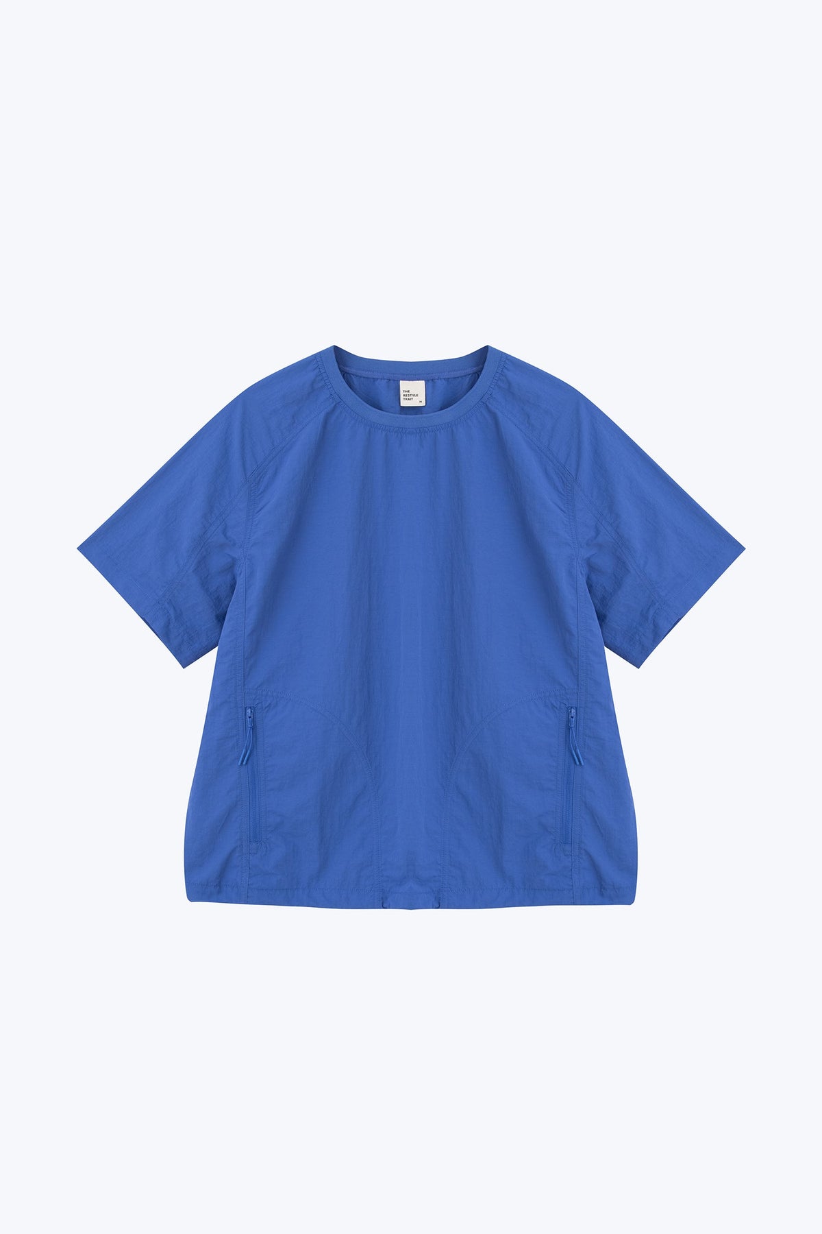 Zipped Pocket Top - Cobalt