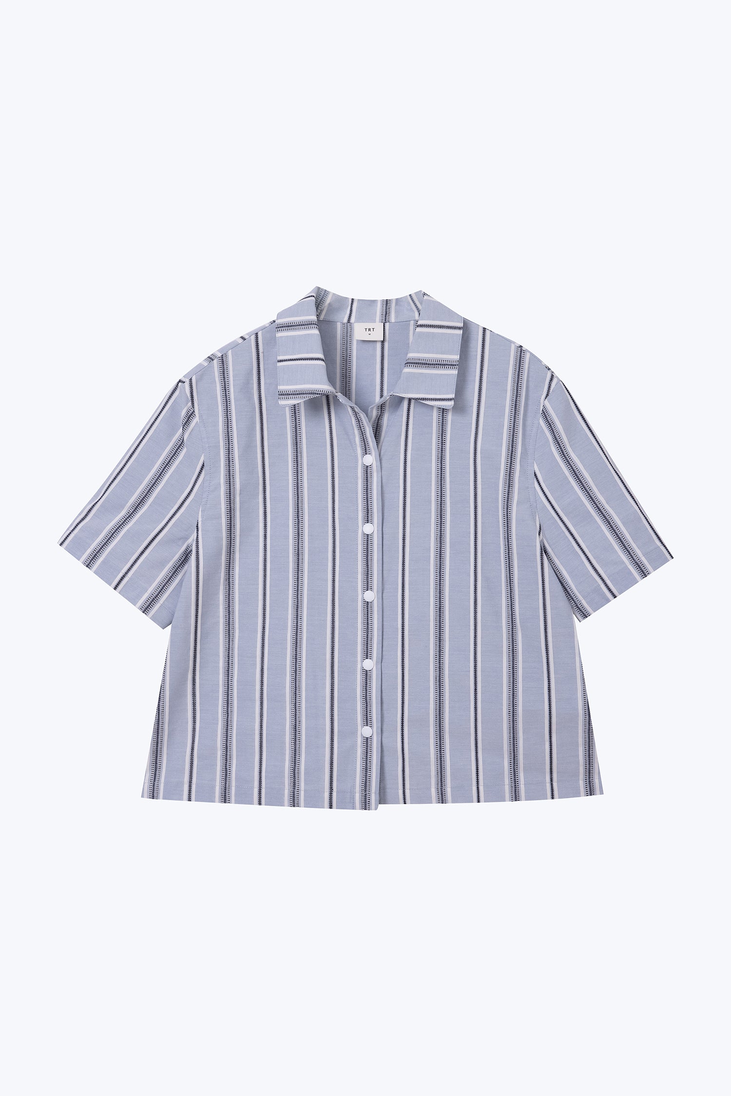Striped Panelled Blouse - Stripes Blue
