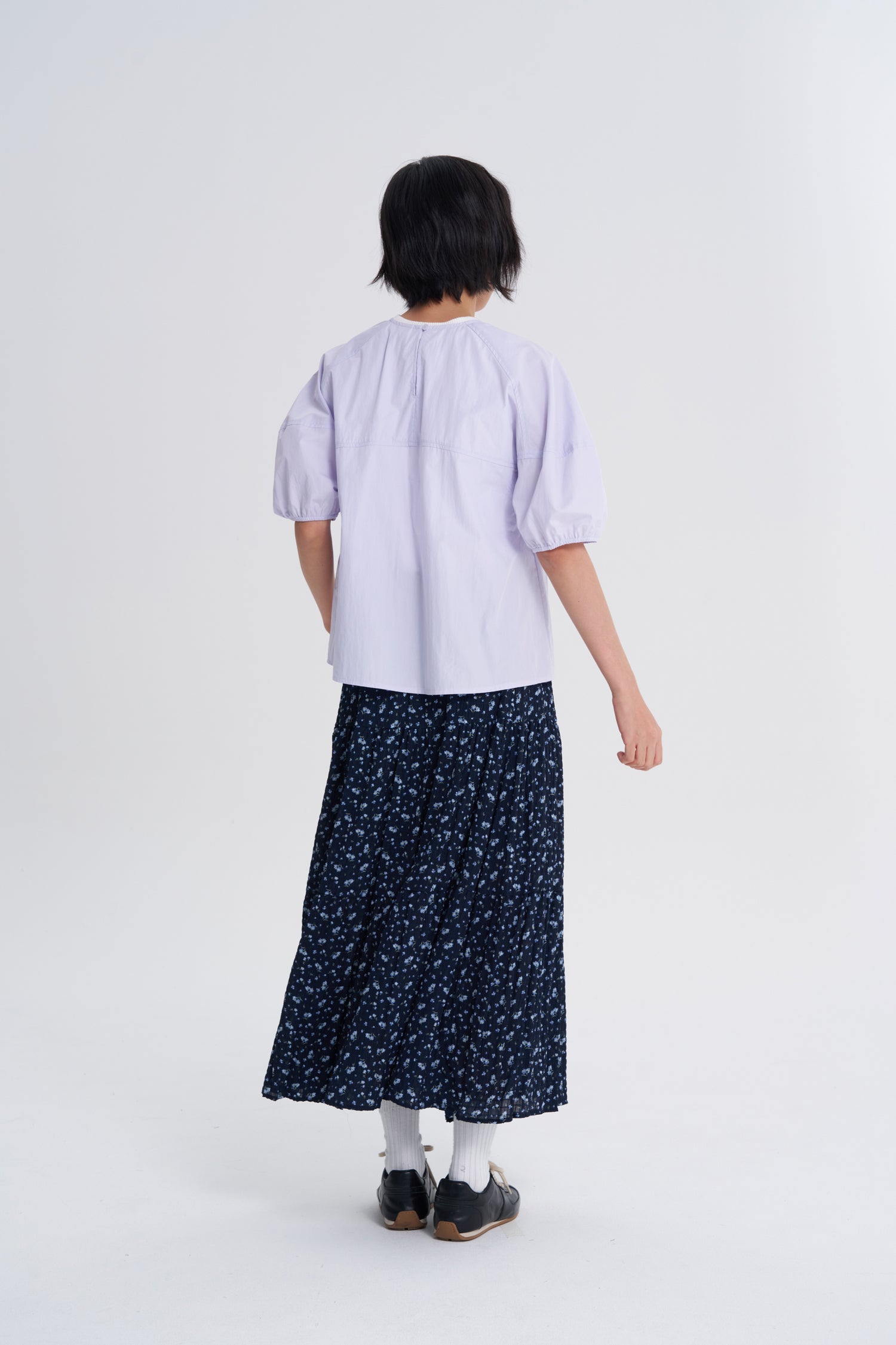 Front Seam Blouse - Lavendar