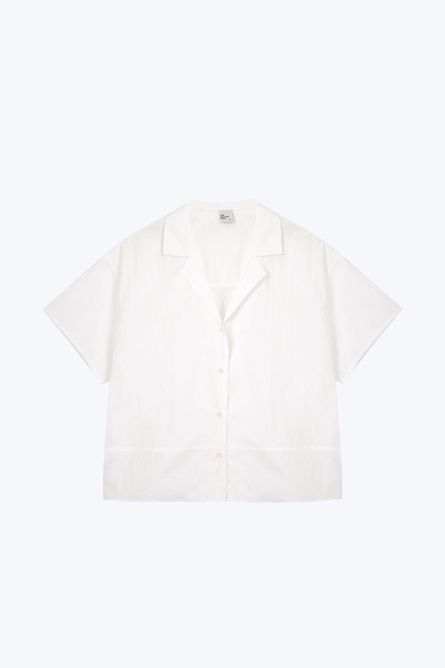 Colourblock Shirt - Cream