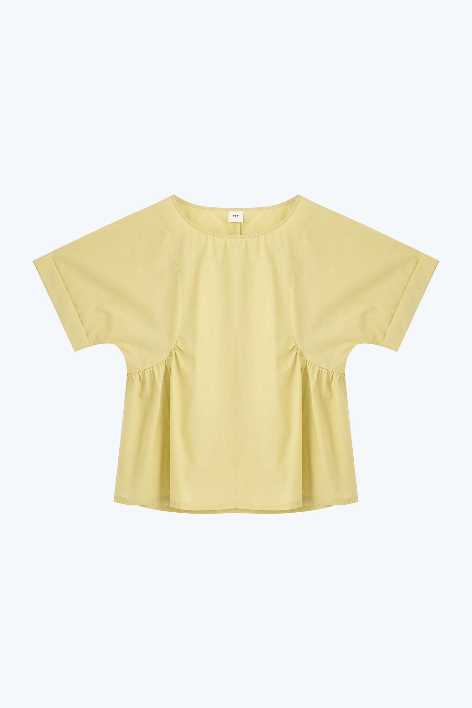 Gathered Blouse - Chartreuse