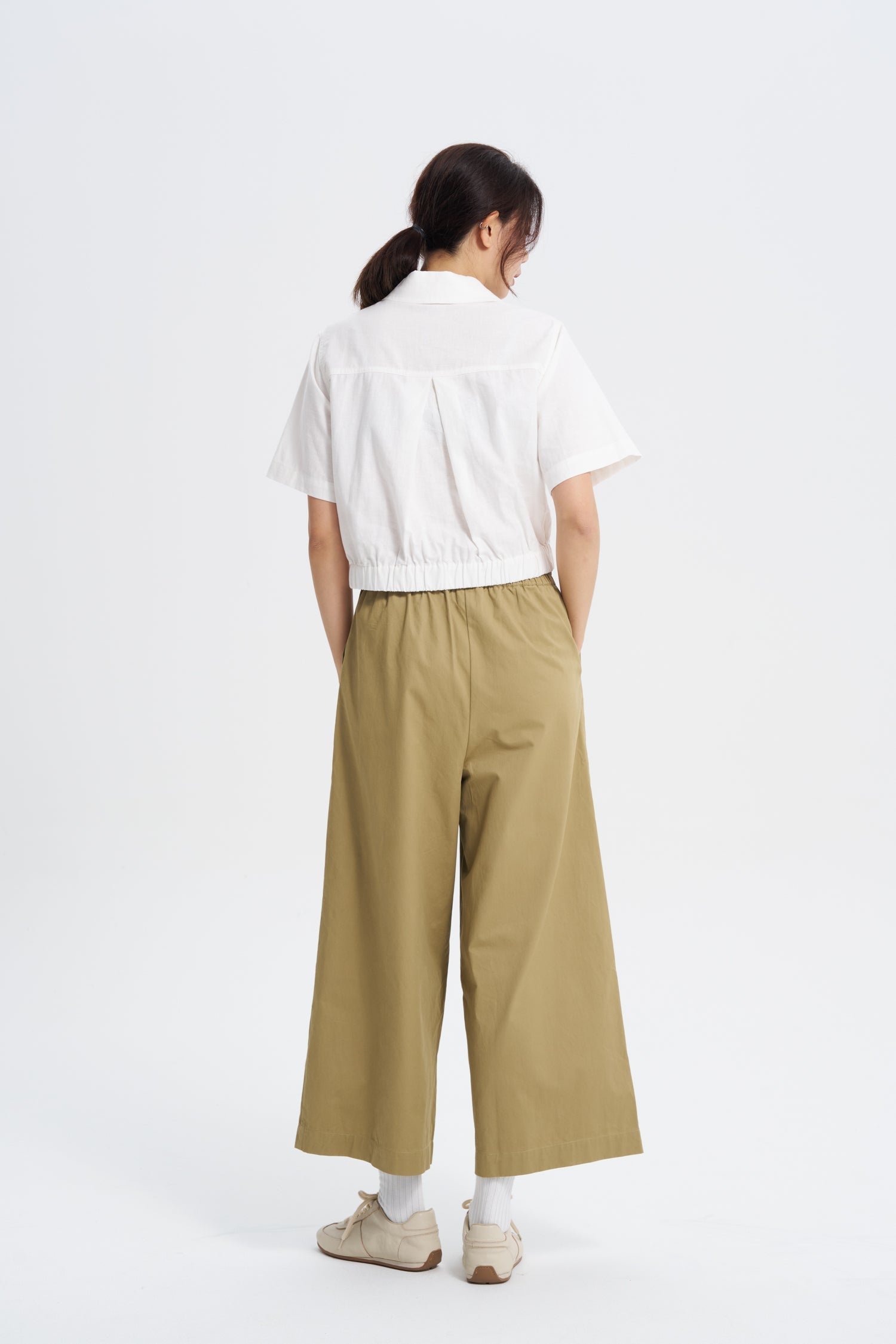 Patch Pocket Blouse - Cream